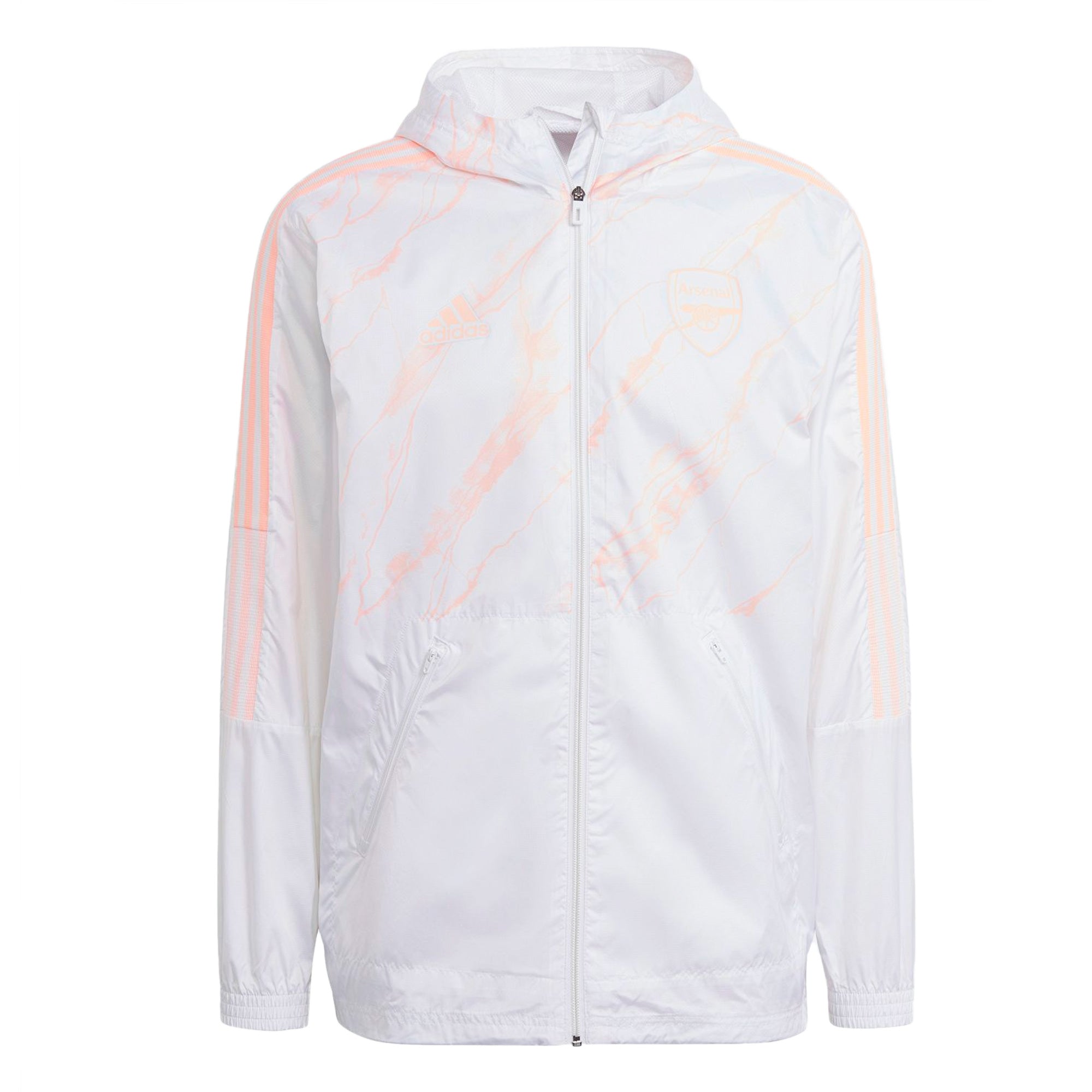 adidas Men's Arsenal 2021 Windbreaker White、mySite、bottomscart