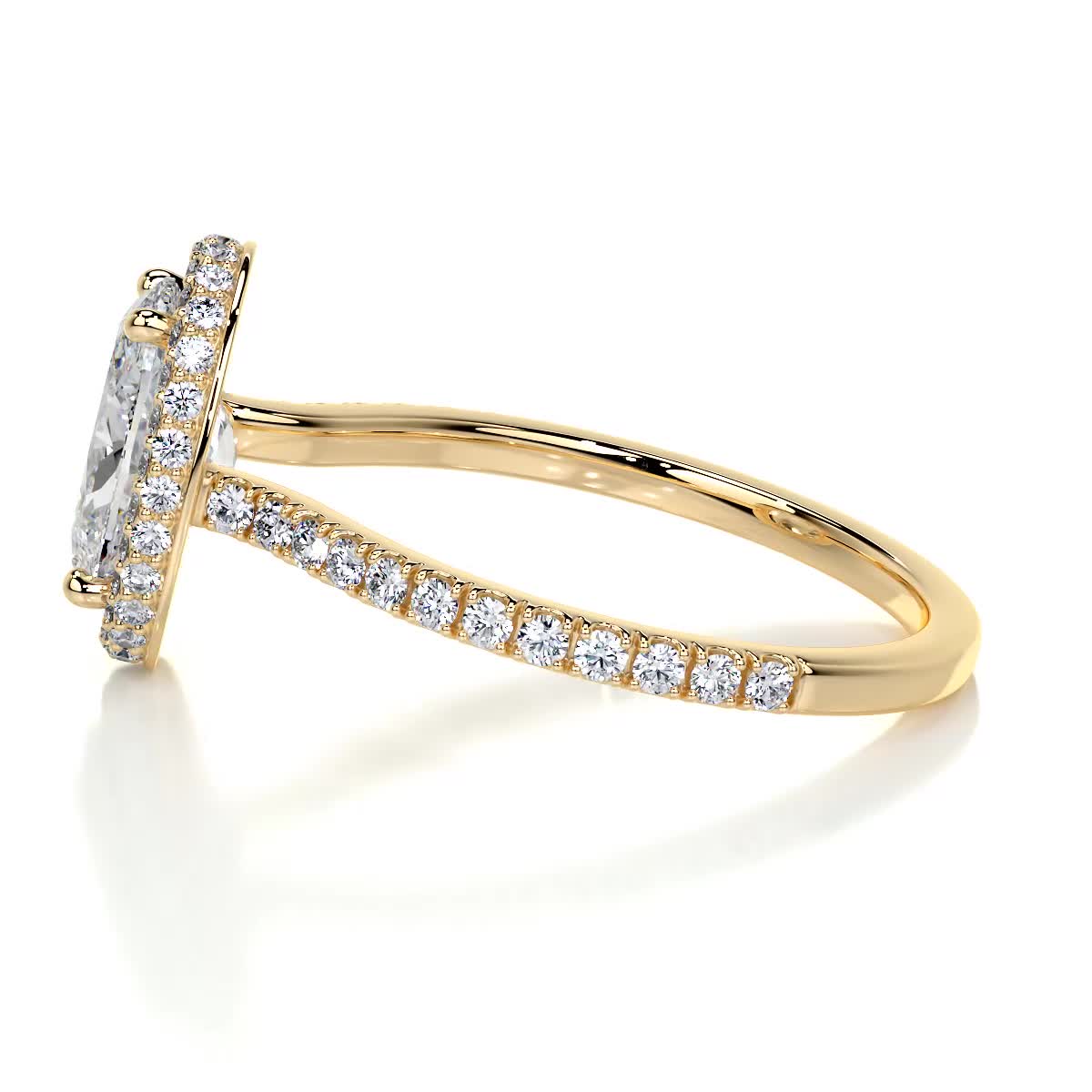 Parker Lab Grown Diamond Ring -18K Yellow Gold、mySite、hinf8tx79