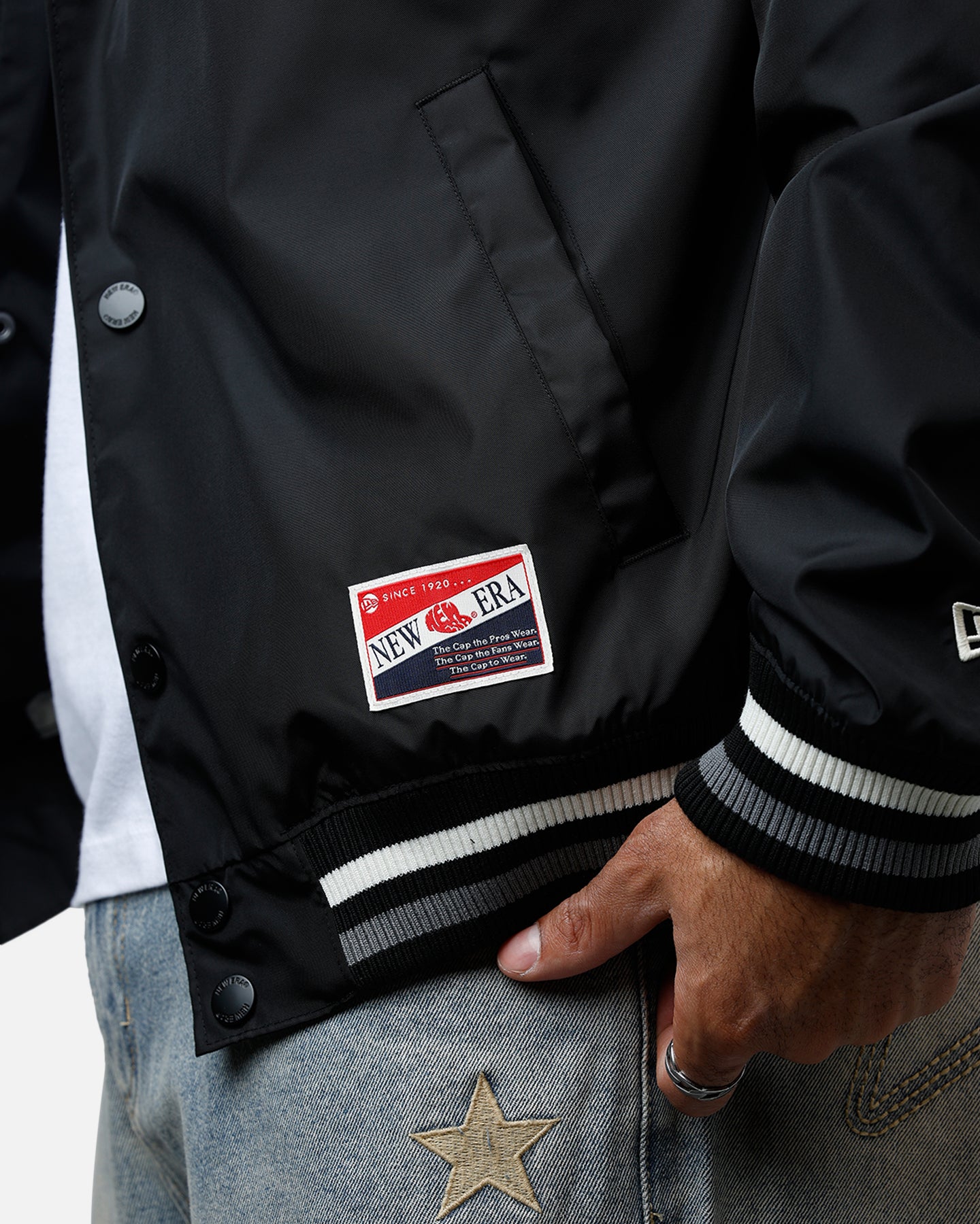 New Era Las Vegas Raiders Throwback Jacket Black、mySite、zt4zffjzw