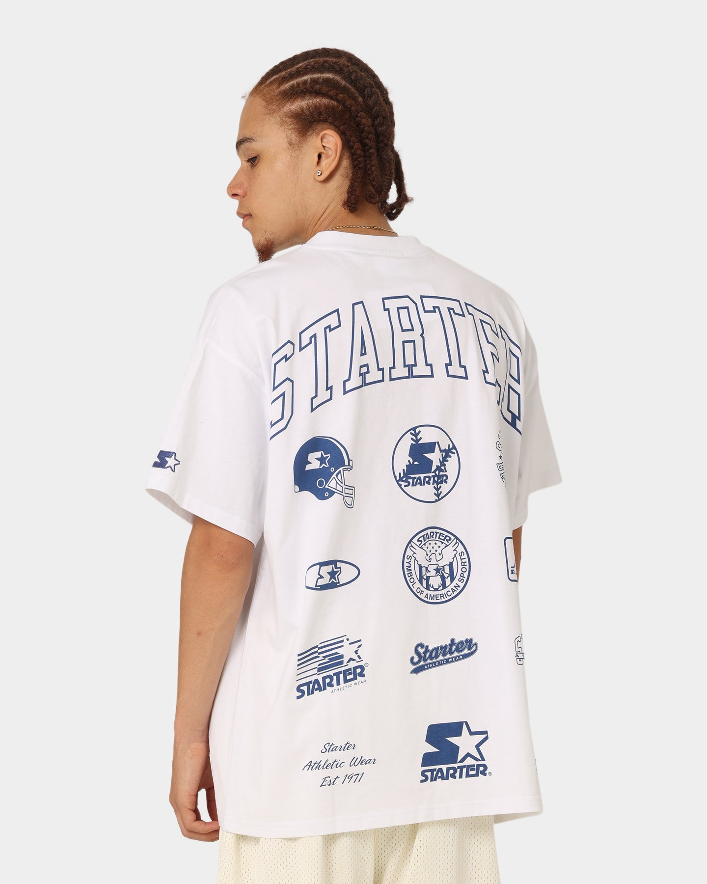 Starter Iconic T-Shirt White、mySite、zt4zffjzw