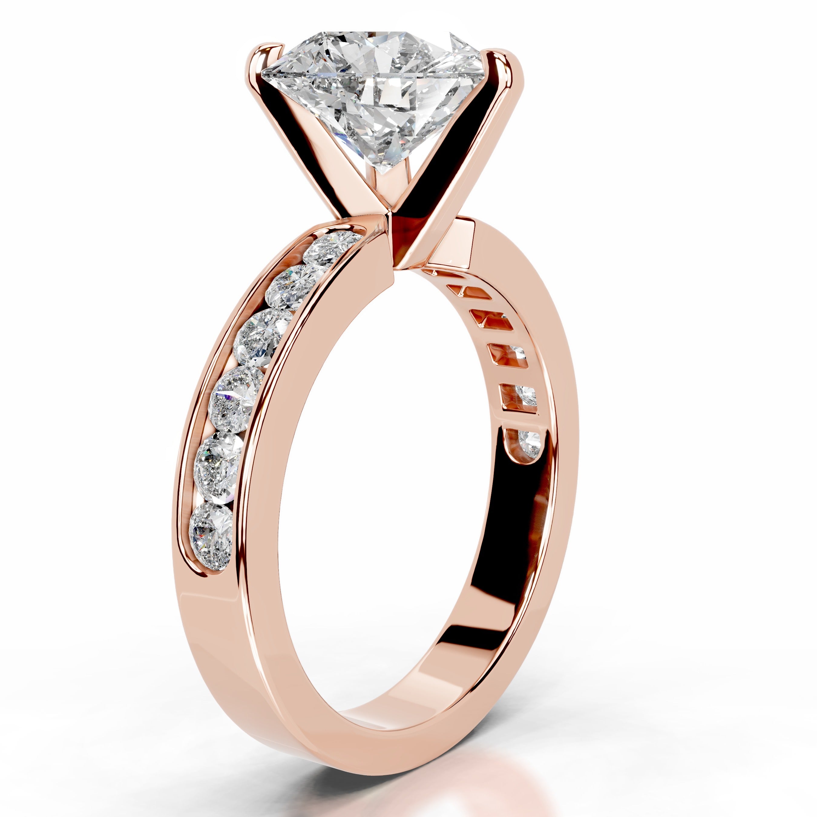 Giselle Lab Grown Diamond Ring - 14K Rose Gold、mySite、hinf8tx79
