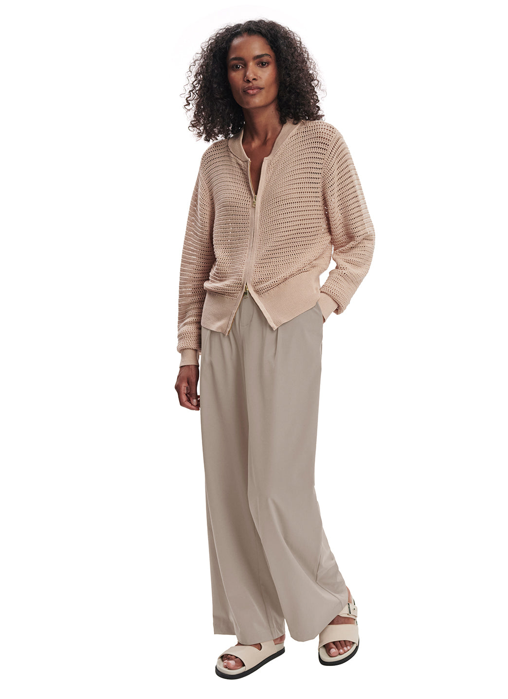 Varley Lai Lightweight Knit Jacket、mySite、noshort