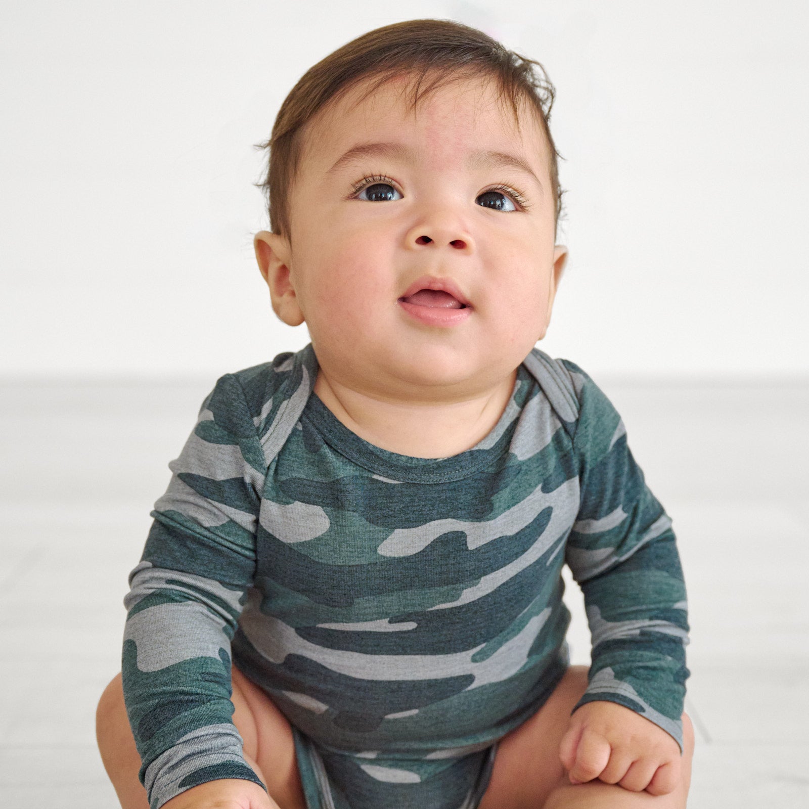 Vintage Camo Long Sleeve Bodysuit、mySite、g9winljtr