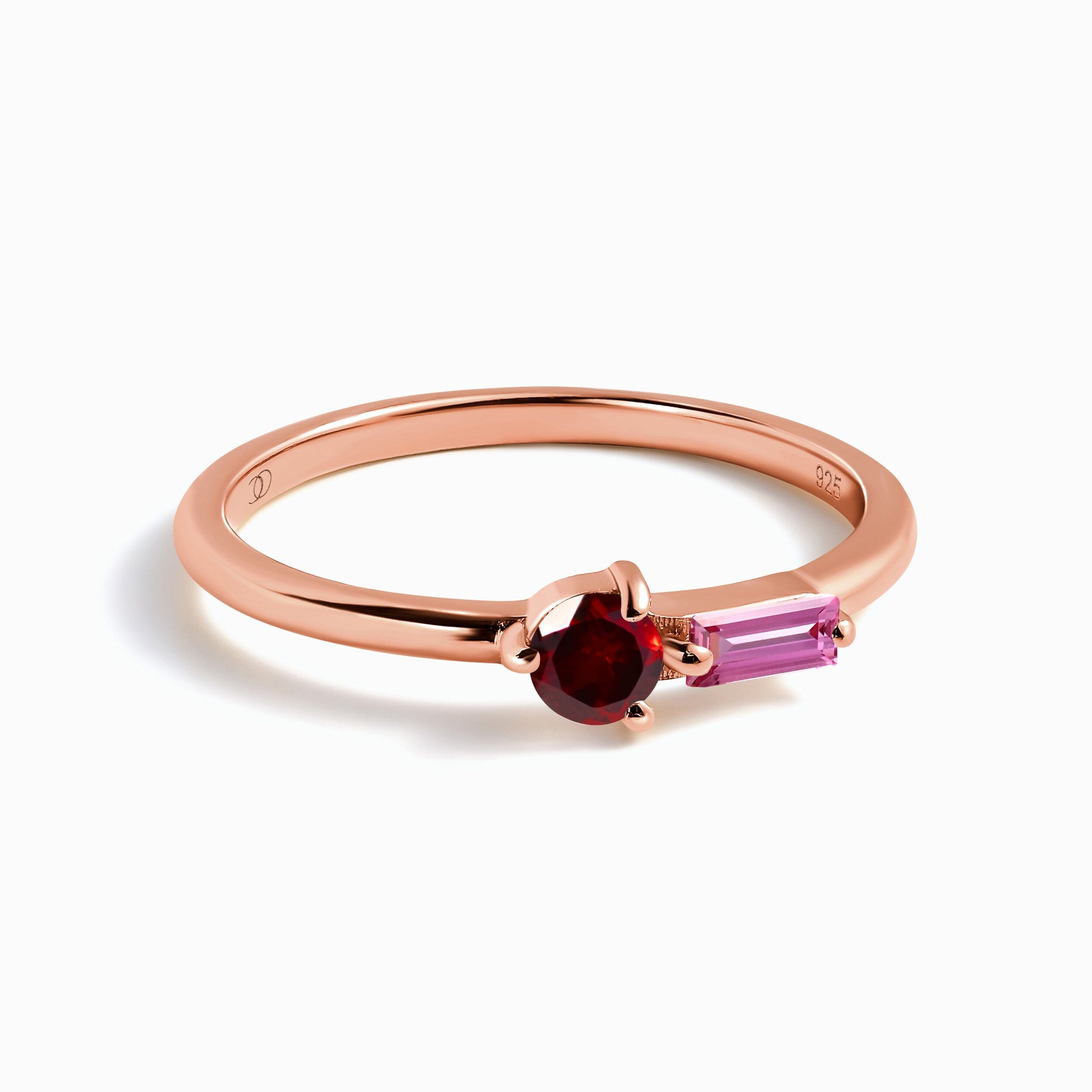 Garnet & Pink Topaz Dainty Ring - Haze、mySite、hinf8tx79