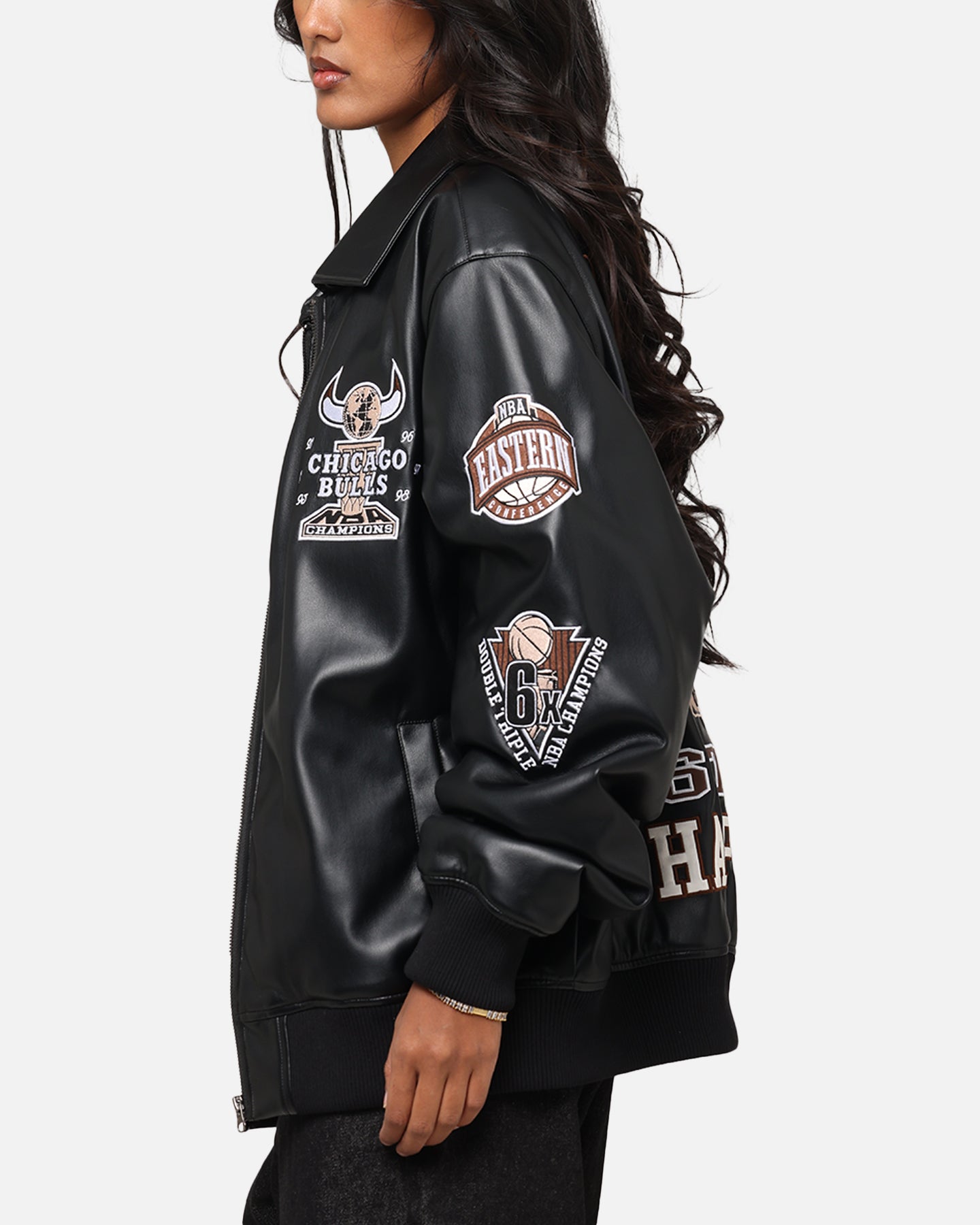 Mitchell & Ness Chicago Bulls 6 Time Jacket Black、mySite、zt4zffjzw