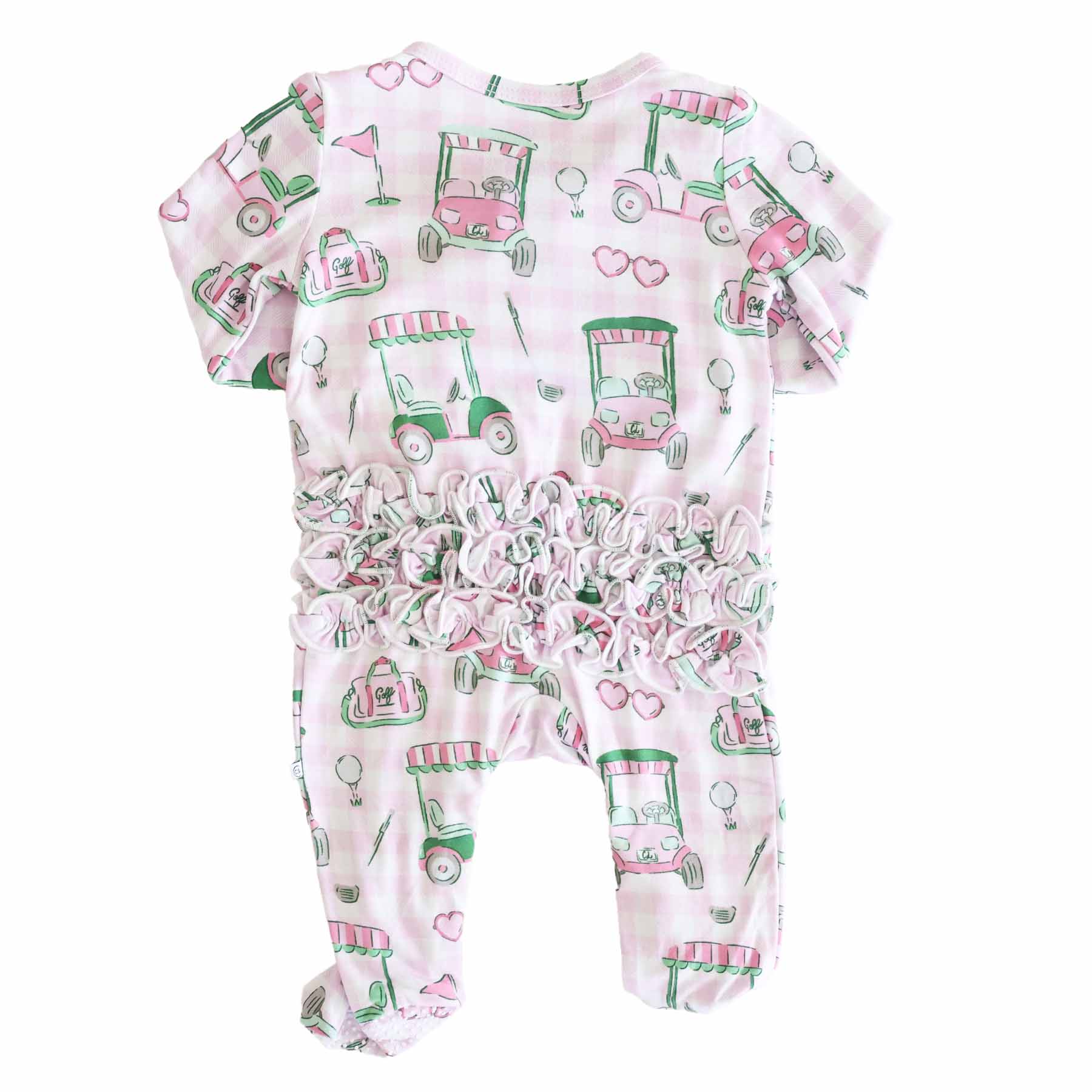  Birdie Babes Ruffle Zipper Footie | Pink、mySite、layawaytickets