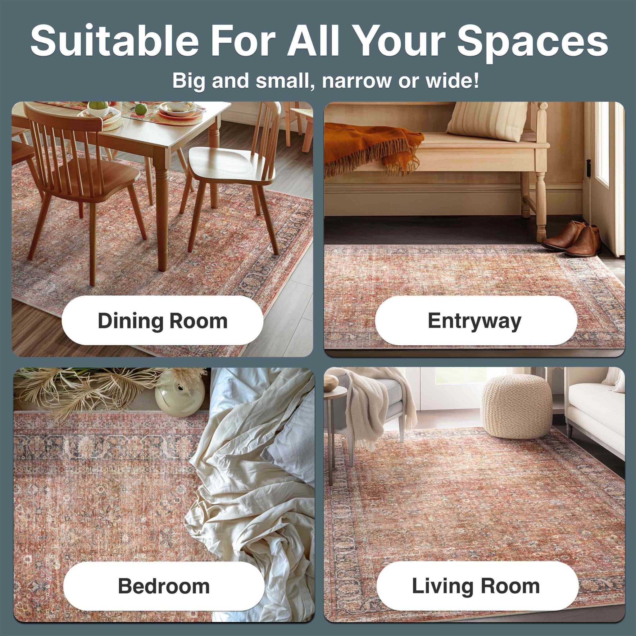 Delphine Vintage Persian Oriental Flat-Weave Rug、mySite、gigharbornorthrealestate