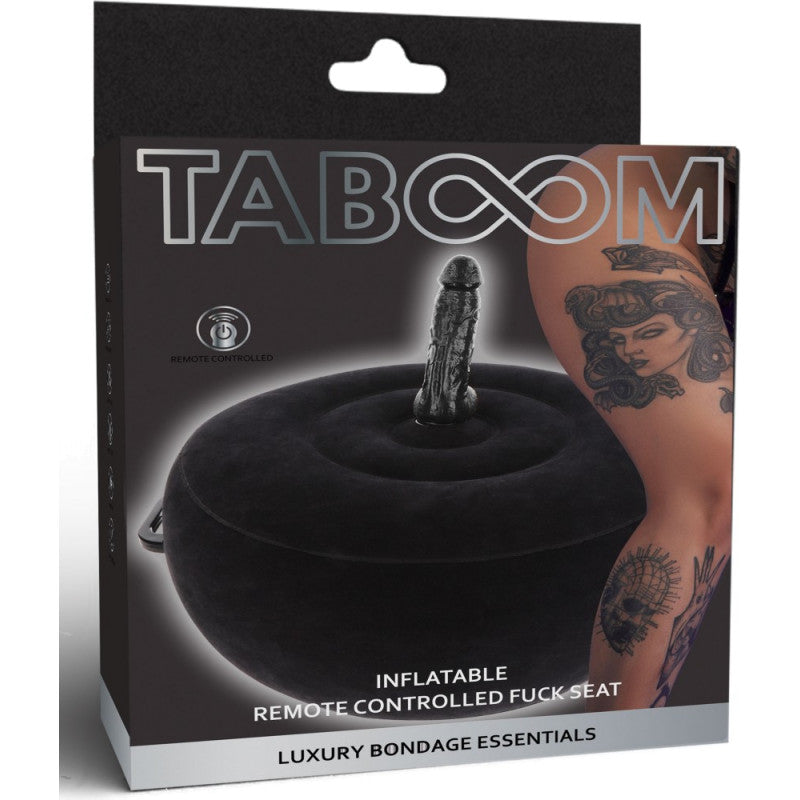 Taboom Inflatable Remote Controlled Fuck Seat | Black | Waterproof、mySite、bottomscart