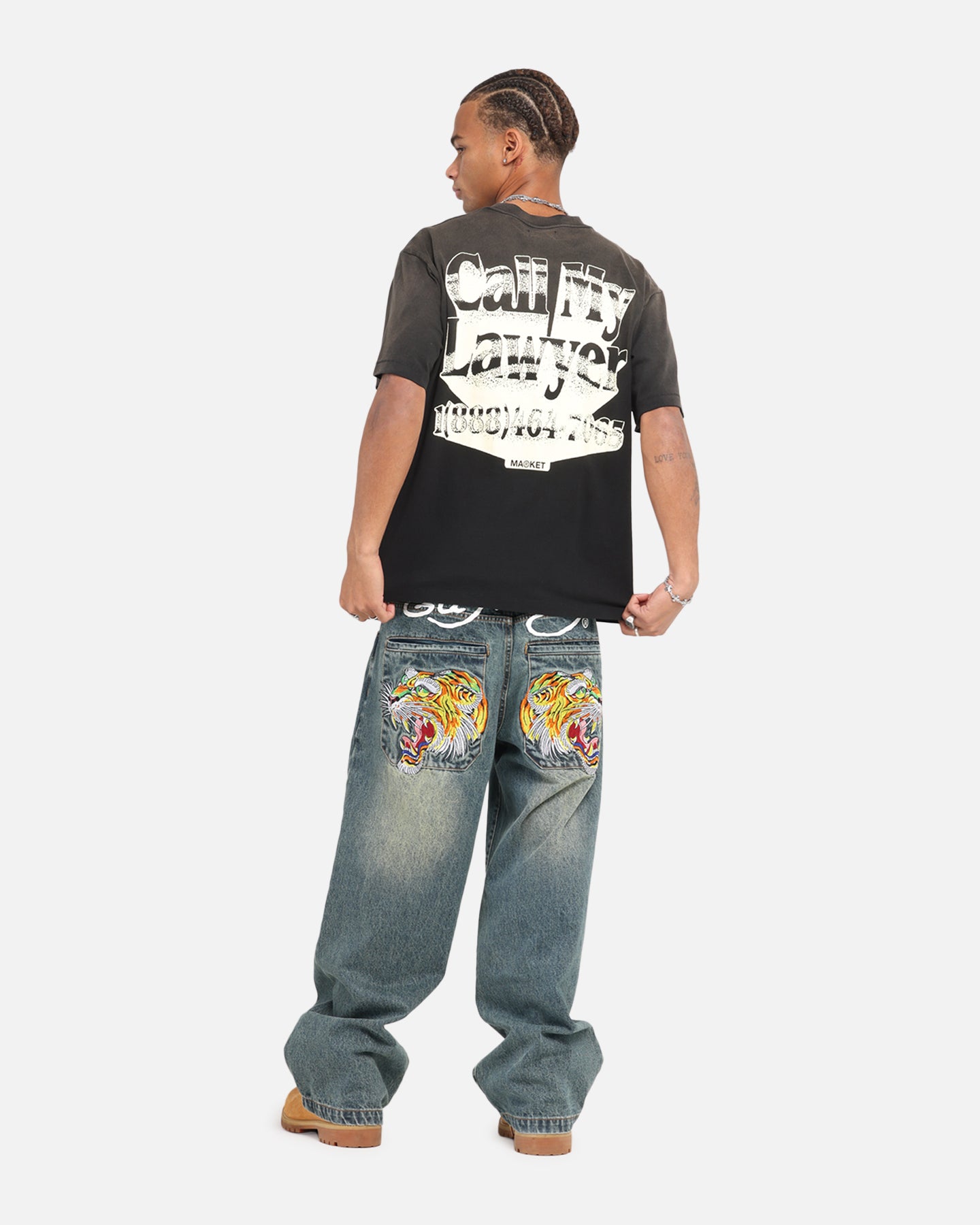 Market Call My Lawyer 3D T-Shirt Faded Black、mySite、zt4zffjzw