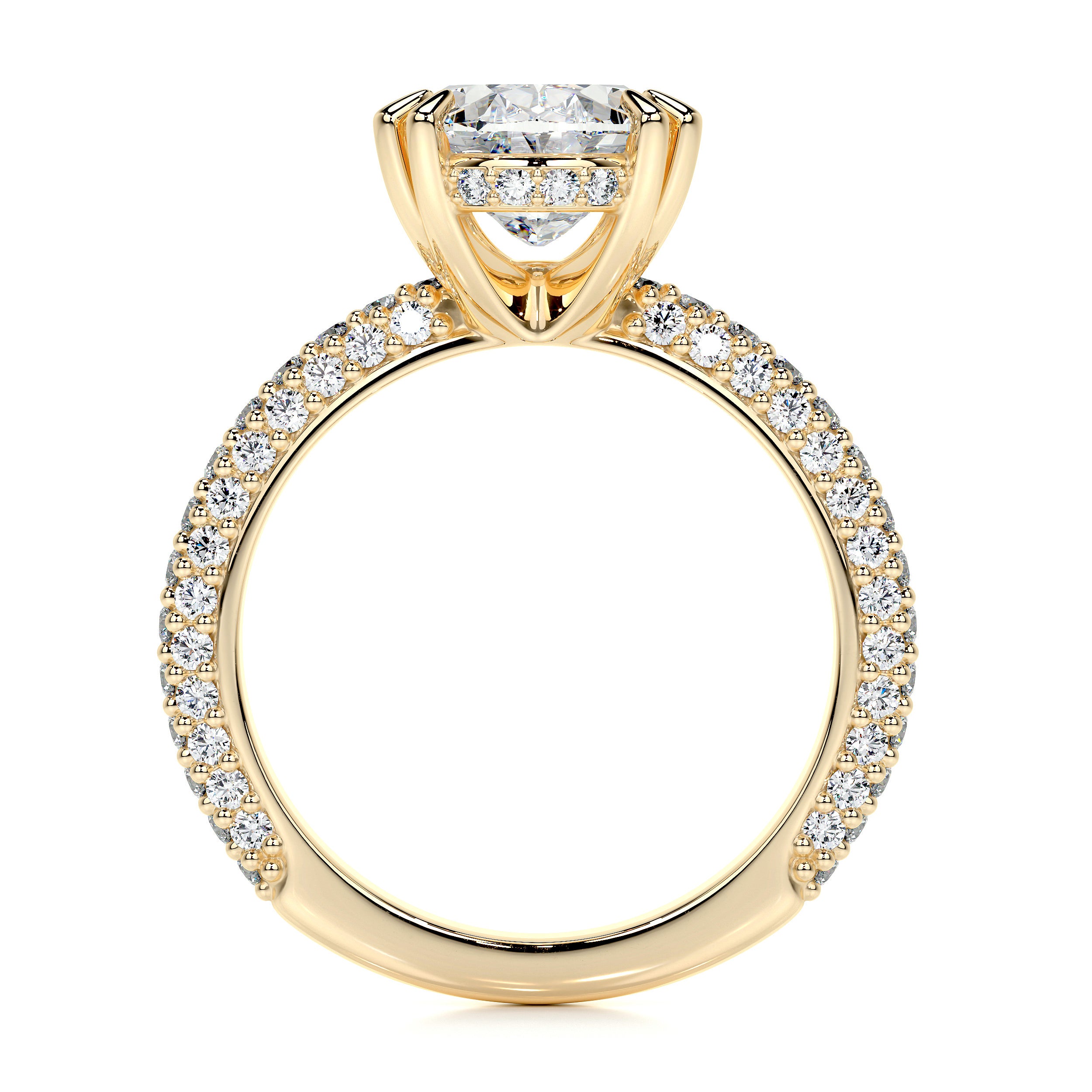 Kelly Lab Grown Diamond Ring -18K Yellow Gold、mySite、hinf8tx79