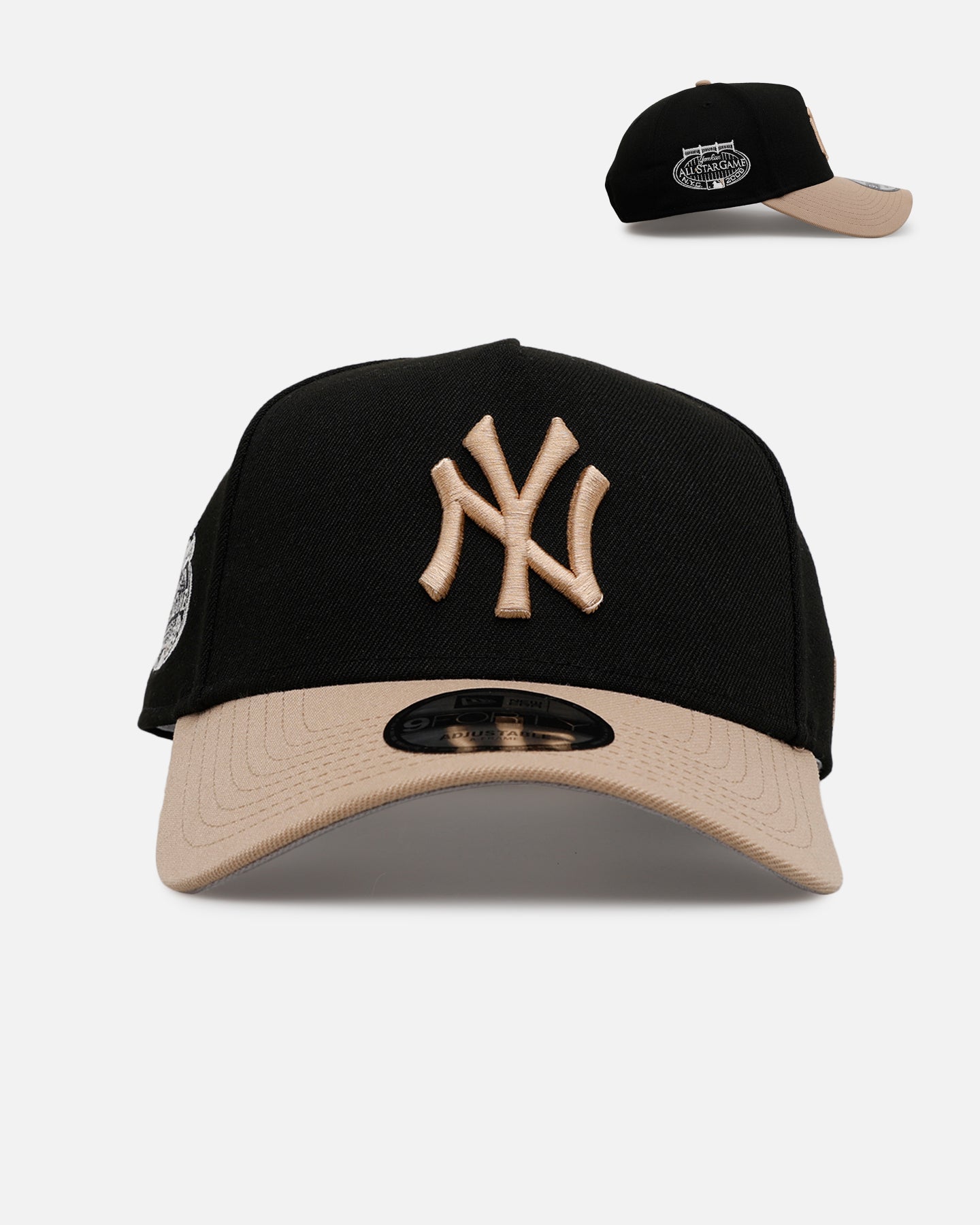 New Era New York Yankees 'Desert Nights' 9FORTY A-Frame Snapback Black/Camel、mySite、zt4zffjzw