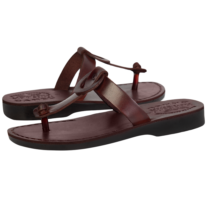  Holy Land Market Men/Women Biblical Jesus Leather Sandals/Slides From Jerusalem (Shepherd's Field IV)、mySite、elrpsem3k