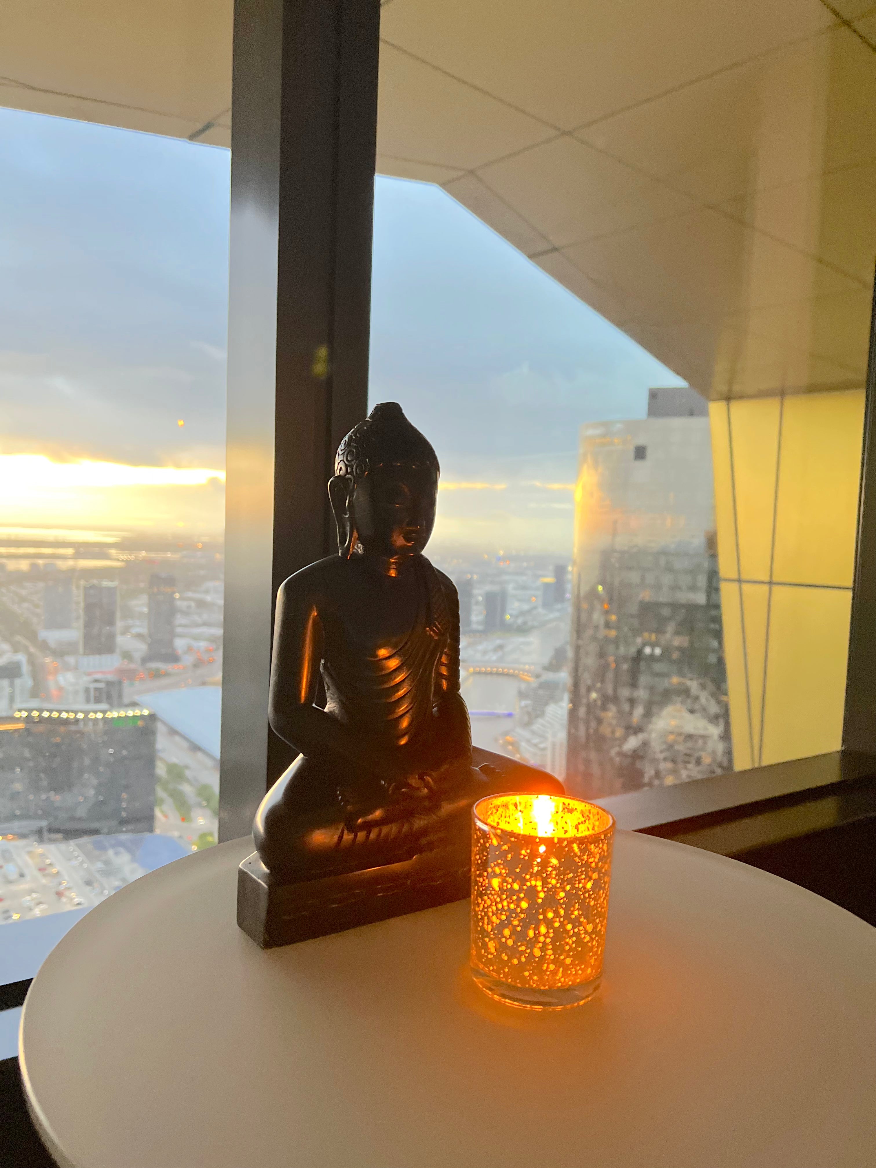 Sitting Buddha - Soft Granite (Medium, 30cm)、mySite、topwebapps