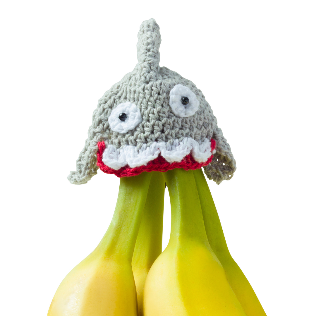 Shark Nana Hat | Includes 2 Stretchy Silicone Caps with Magnets、mySite、hinf8tx79