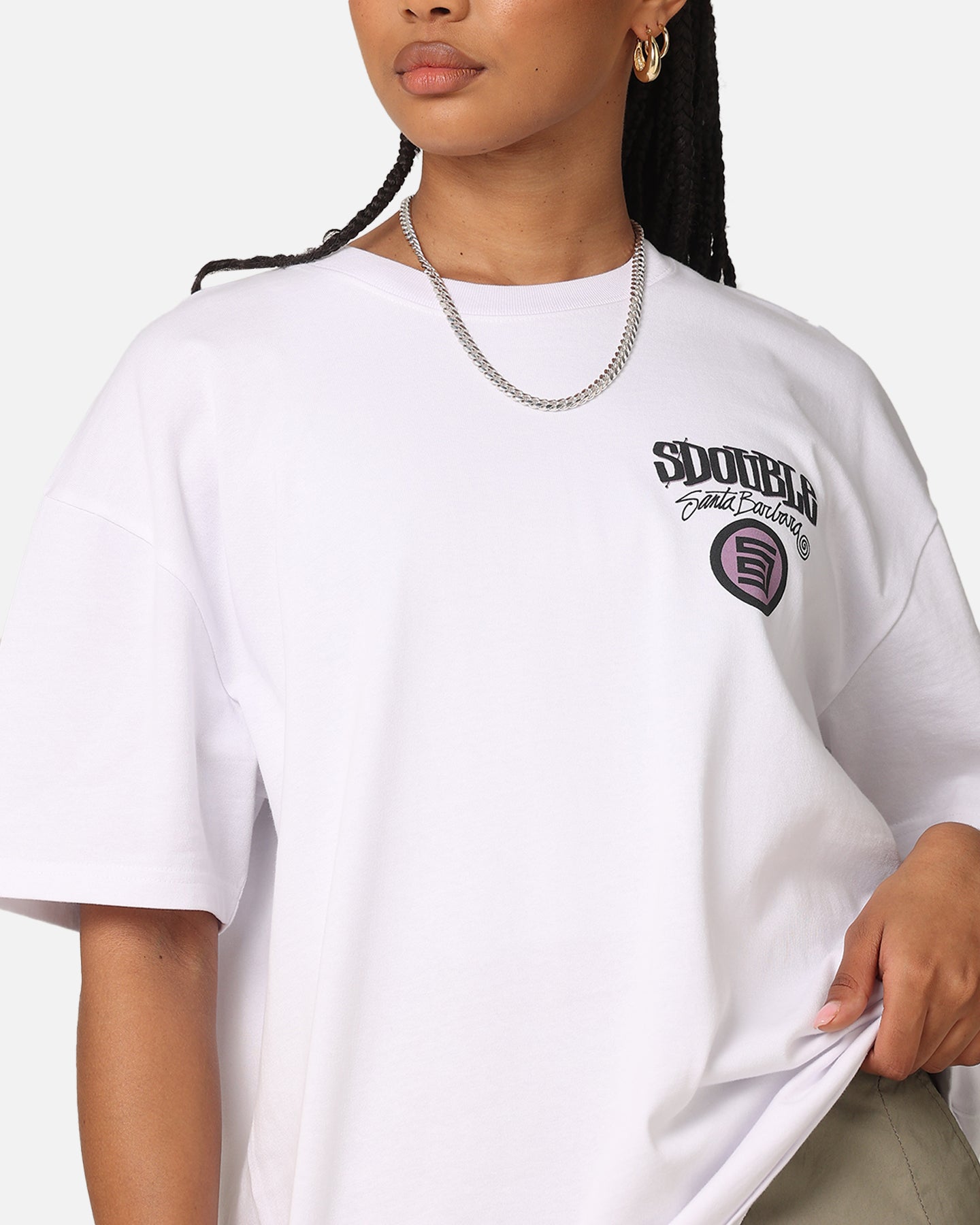 S Double Combo Platter T-Shirt Washed White、mySite、zt4zffjzw