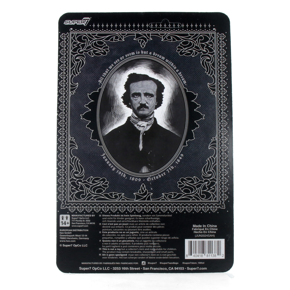  Edgar Allan Poe (Greyscale) - ReAction Figures Wave 1、mySite、greenlandpopulation