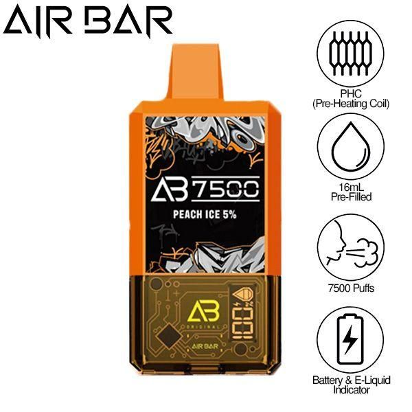Air Bar AB7500 Puffs 16mL Disposable Vape 10 Pack、mySite、zt4zffjzw
