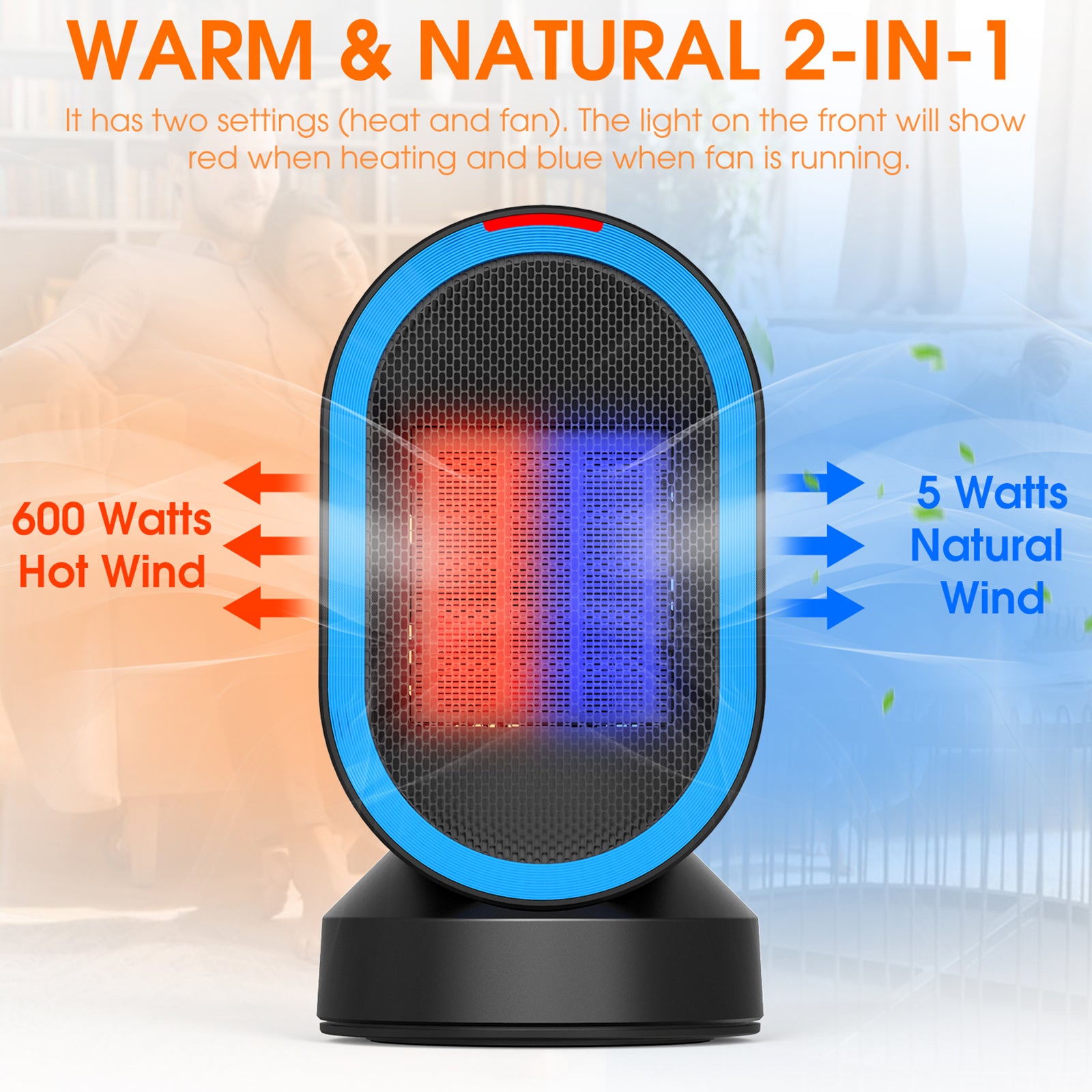 DH-QN04 Indoor Space Heater with Tipped-over Protection、mySite、fannypackpong