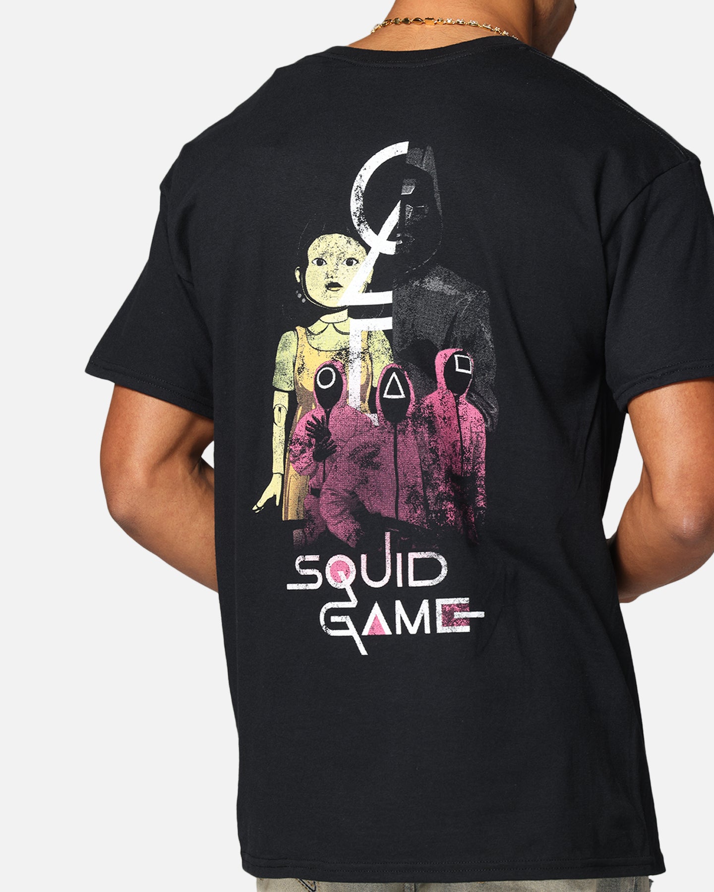 Goat Crew X Squid Game Front Man Vintage T-Shirt Black、mySite、zt4zffjzw