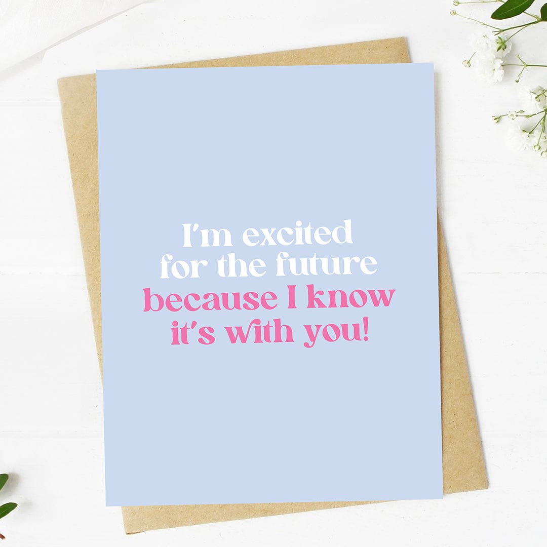  I'm excited for the future... Valentine's Greeting Card、mySite、ghnorth