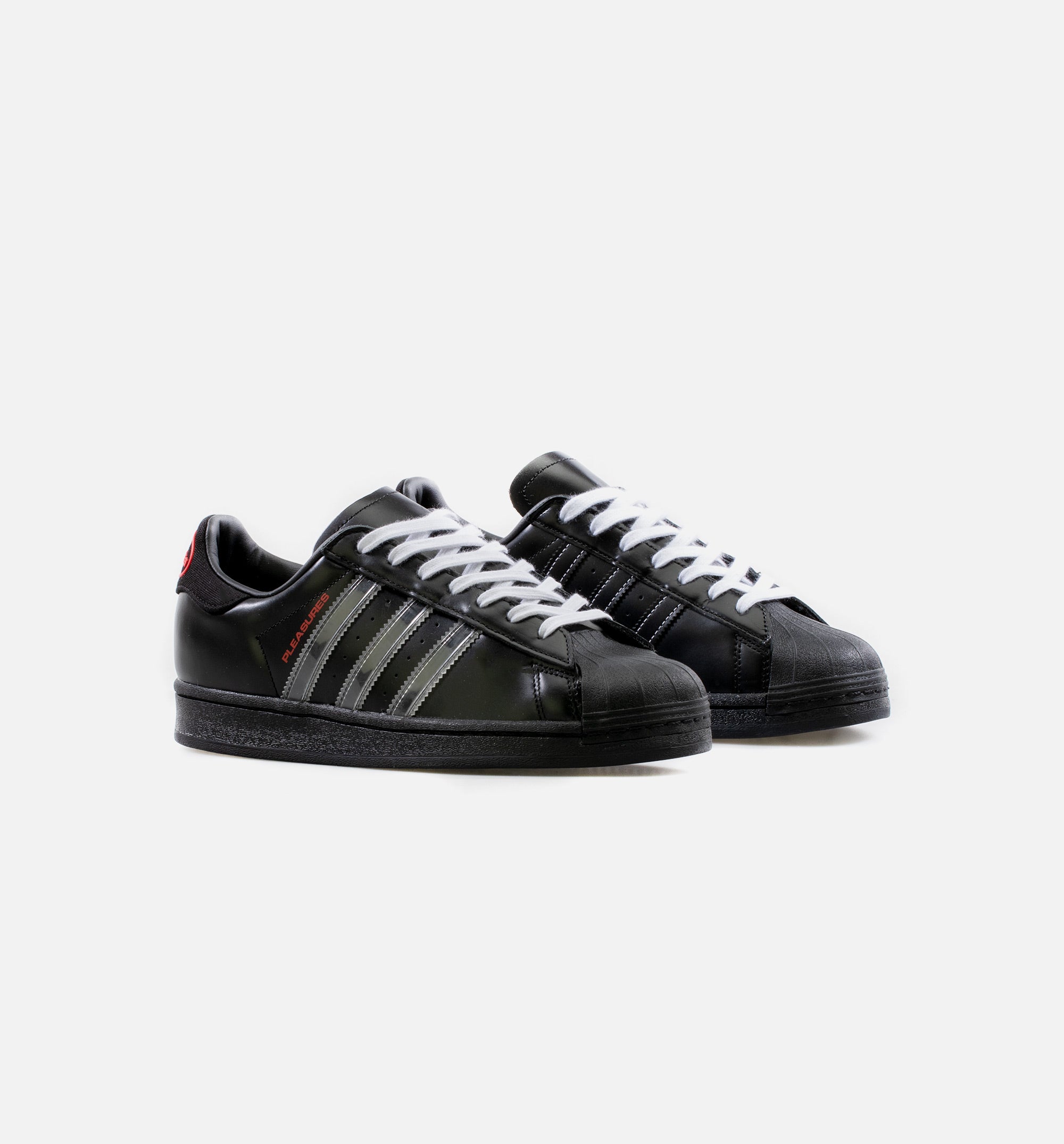 adidas Consortium X Pleasures Superstar Mens Lifestyle Shoe - Black/White、mySite、dreamappss