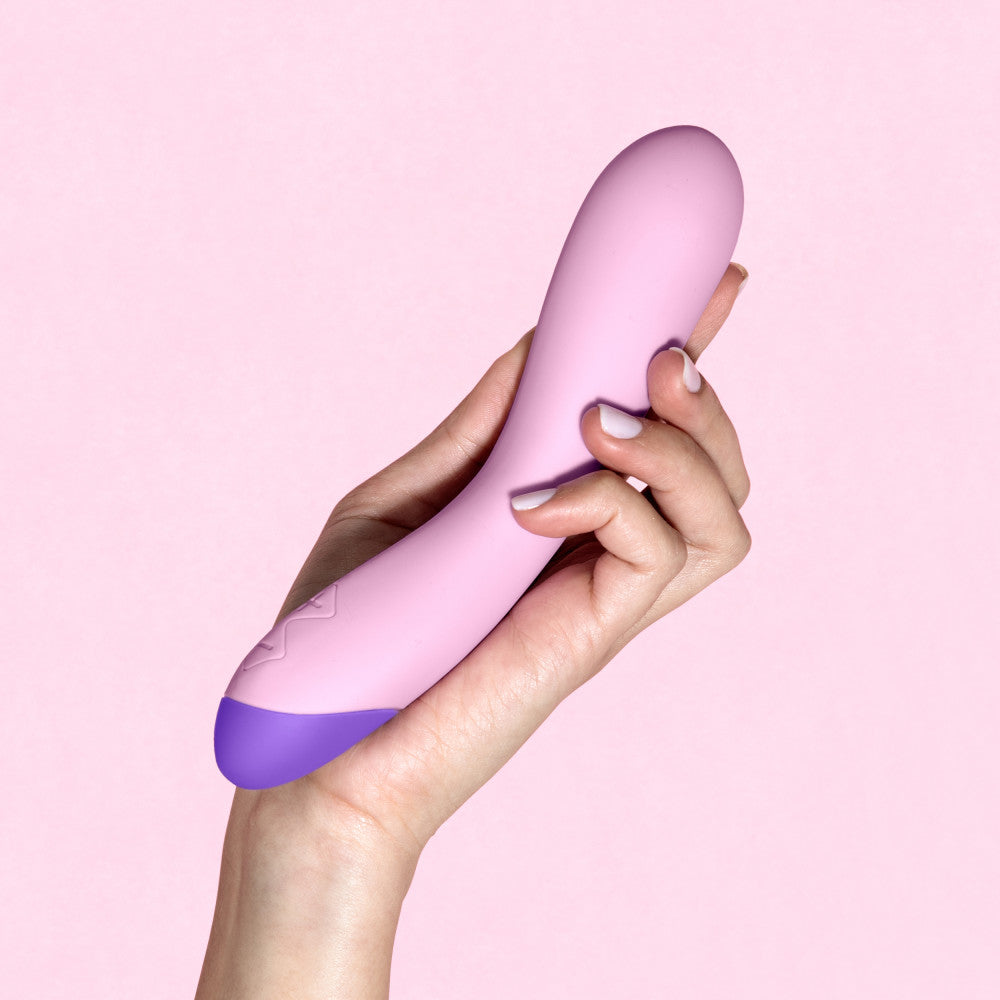 Wellness By Blush™ | G Curve G-Spot Purple UltraSilk® Vibrator - Made with Puria™ Silicone、mySite、bottomscart
