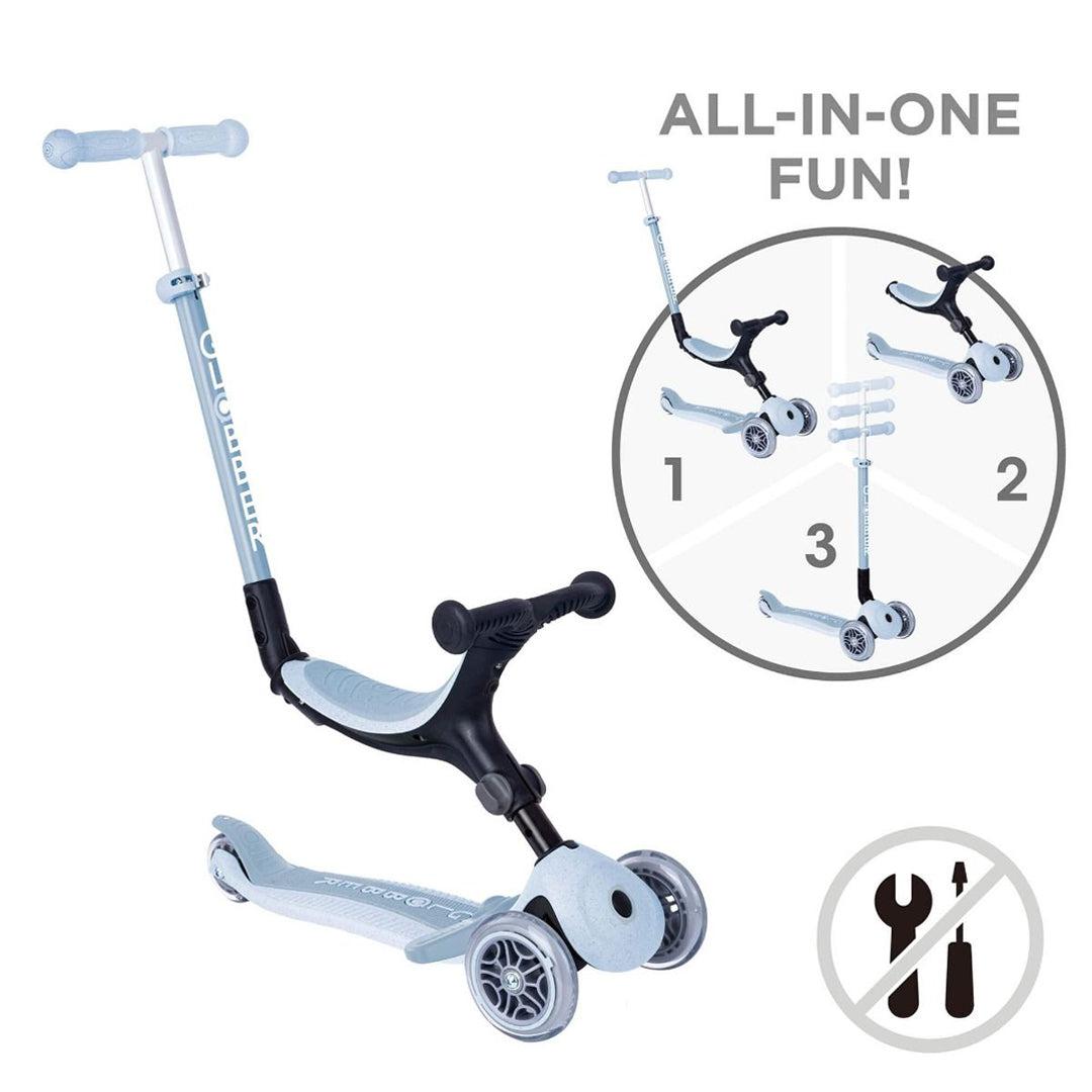  Globber Go Up Foldable Plus Eco Scooter - Blueberry、mySite、merchandisen