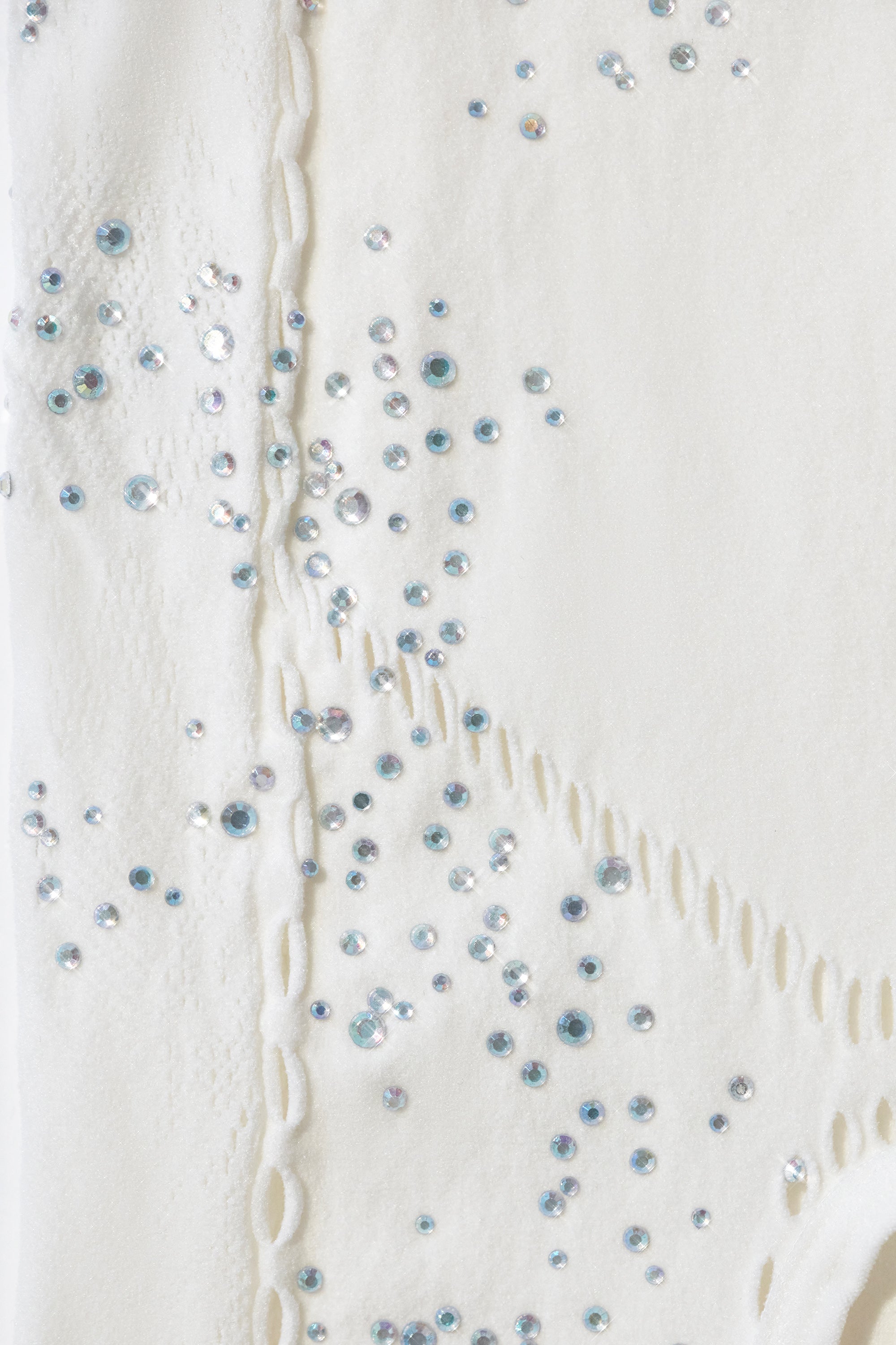 Embellished Cut-Out Unitard in Ivory、mySite、solidvoid