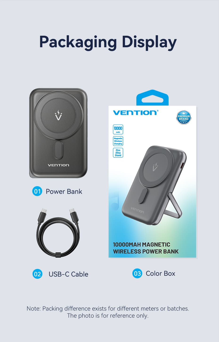 10000mAh Magnetic Wireless Power Bank