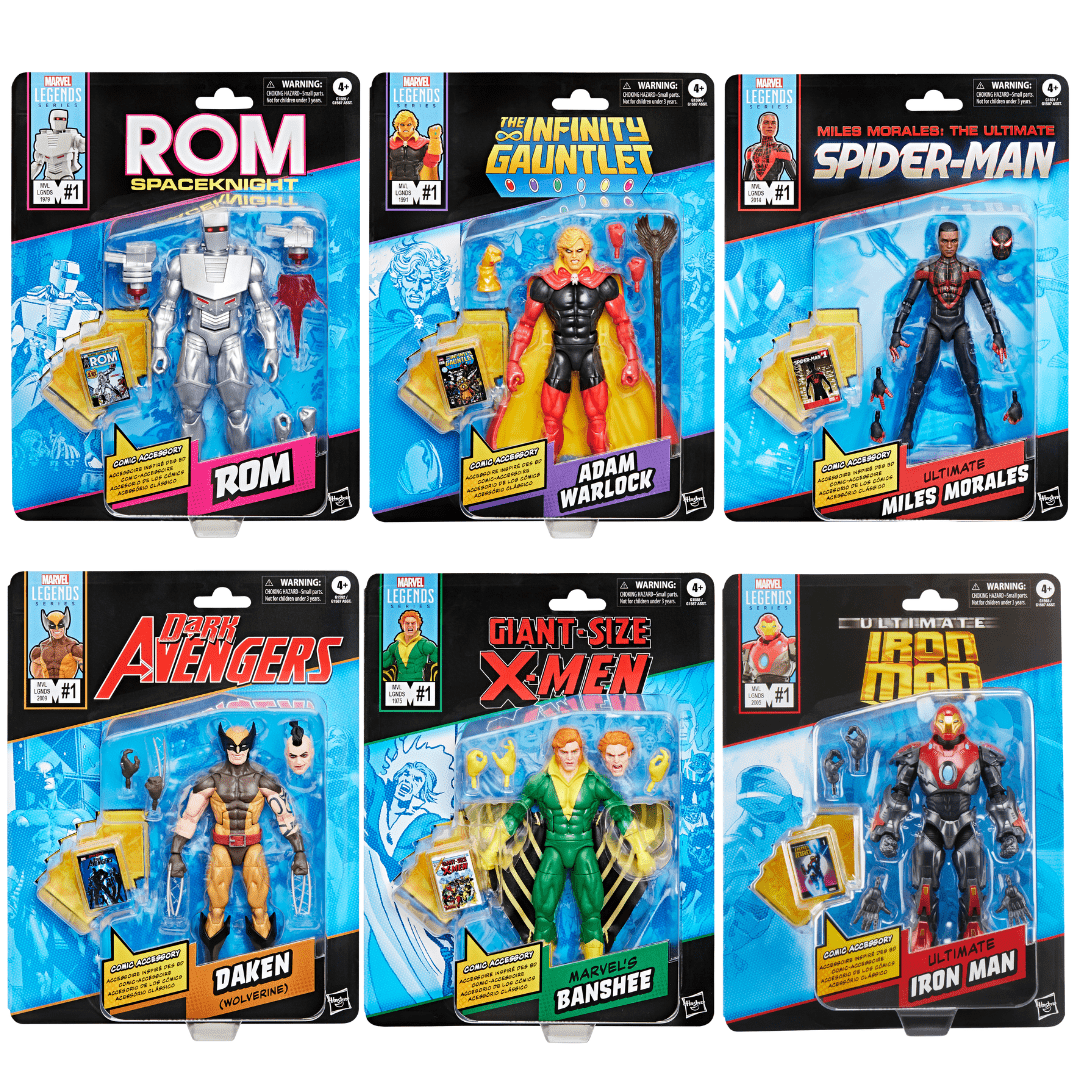Marvel Legends Series Mini-Comics Wave 1 COMPLETE SET OF 6、mySite、hgirdovlk