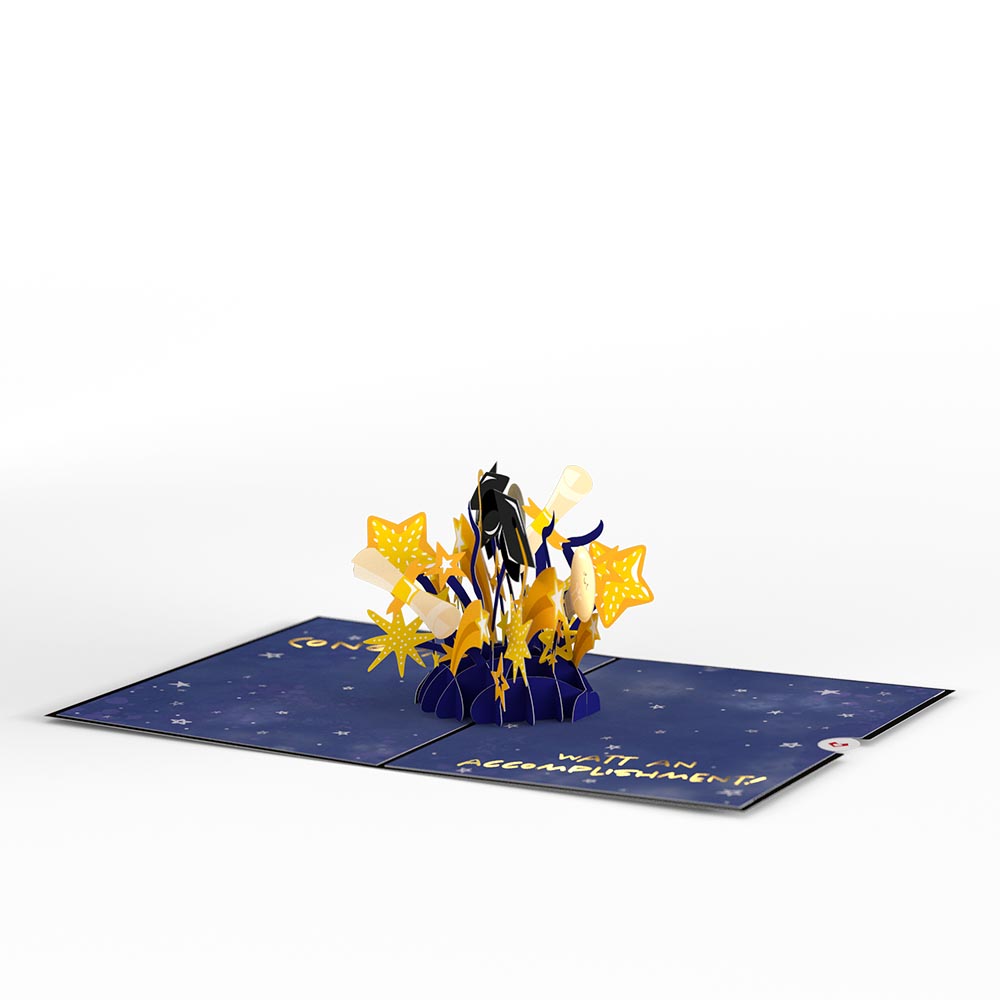 Future Is Bright Graduation Pop-Up Card、mySite、solidvoid