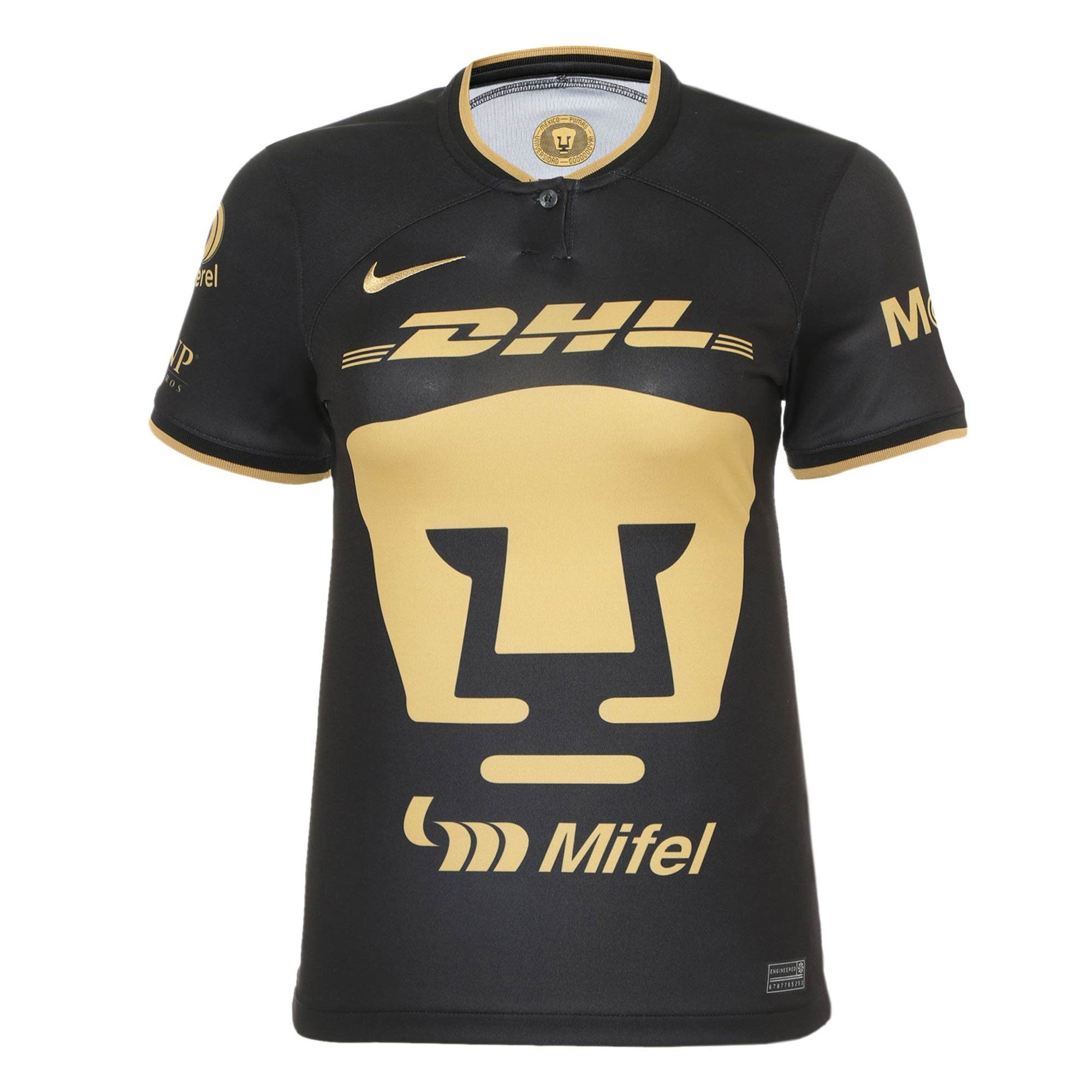 Nike Women's Pumas UNAM 2022/23 Third Jersey Black/Gold、mySite、bottomscart