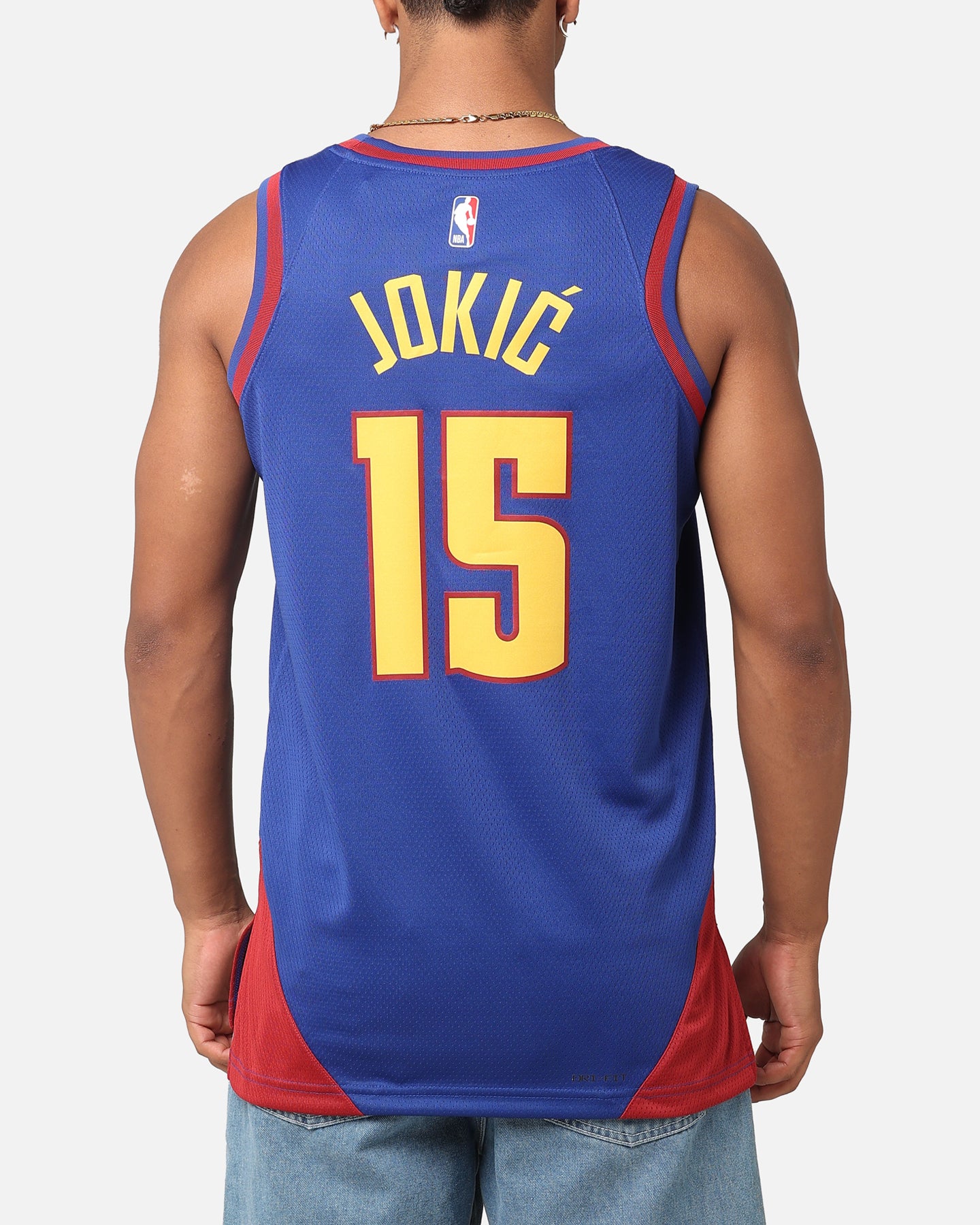 Jordan Denver Nuggets Nikola Jokić Statement Edition 2022/23 Dri-FIT Swingman Jersey Rush Blue/Team Crimson、mySite、zt4zffjzw