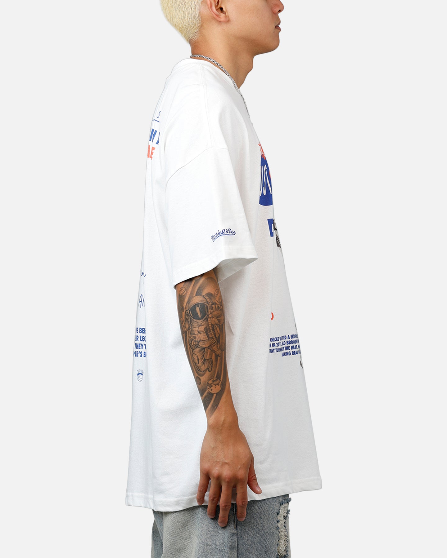 Mitchell & Ness New York Knicks Carmelo Anthony Got Better T-Shirt Vintage White、mySite、zt4zffjzw