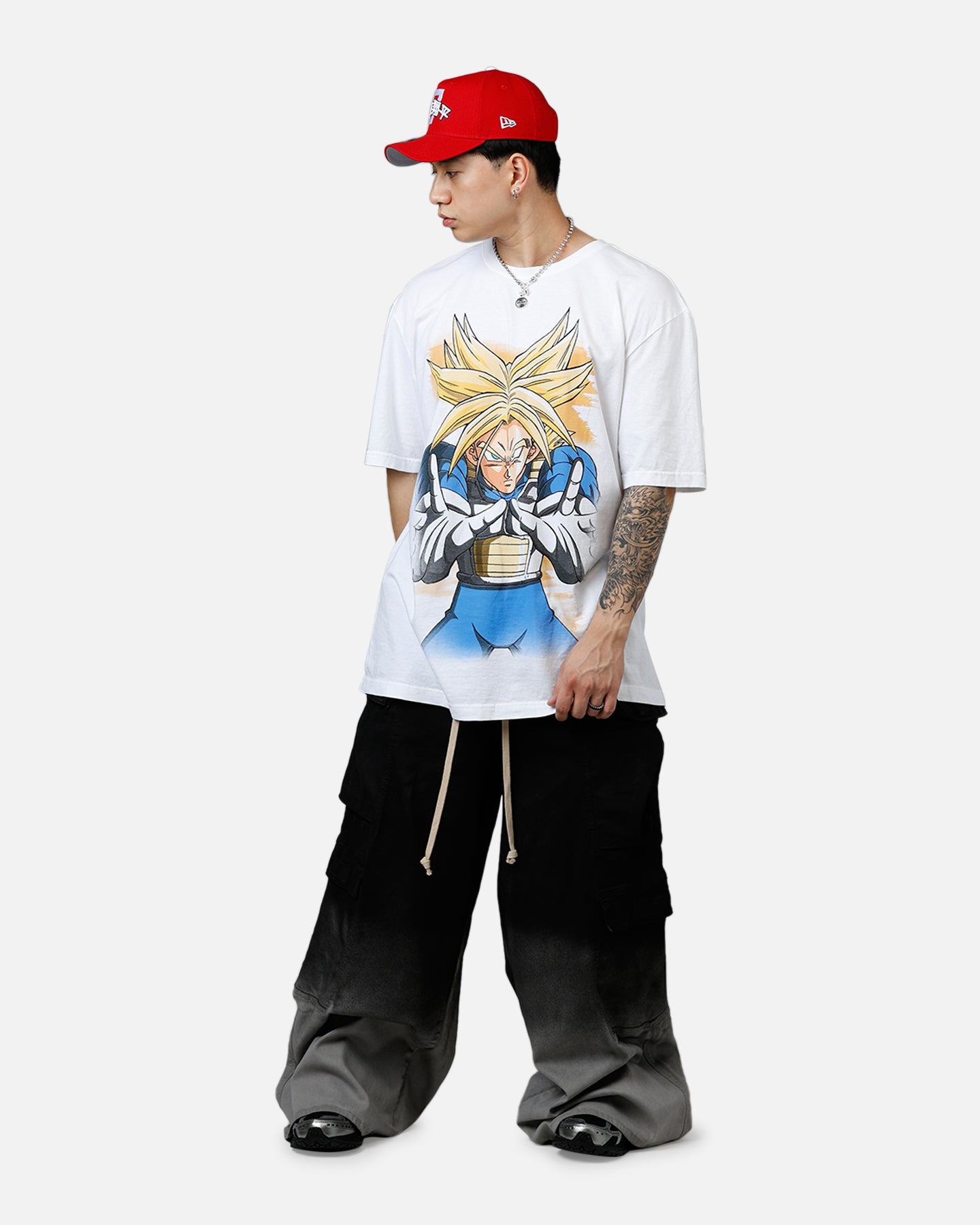 Bioworld Dragon Ball Z Cell Games Saga Trunks T-Shirt White、mySite、zt4zffjzw