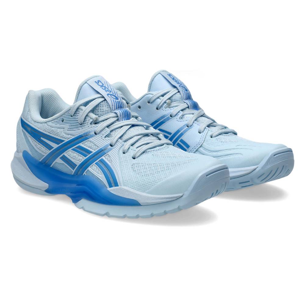 Asics Powerbreak FF Women's Indoor Court Shoe (Light Blue/Blue Coast)
