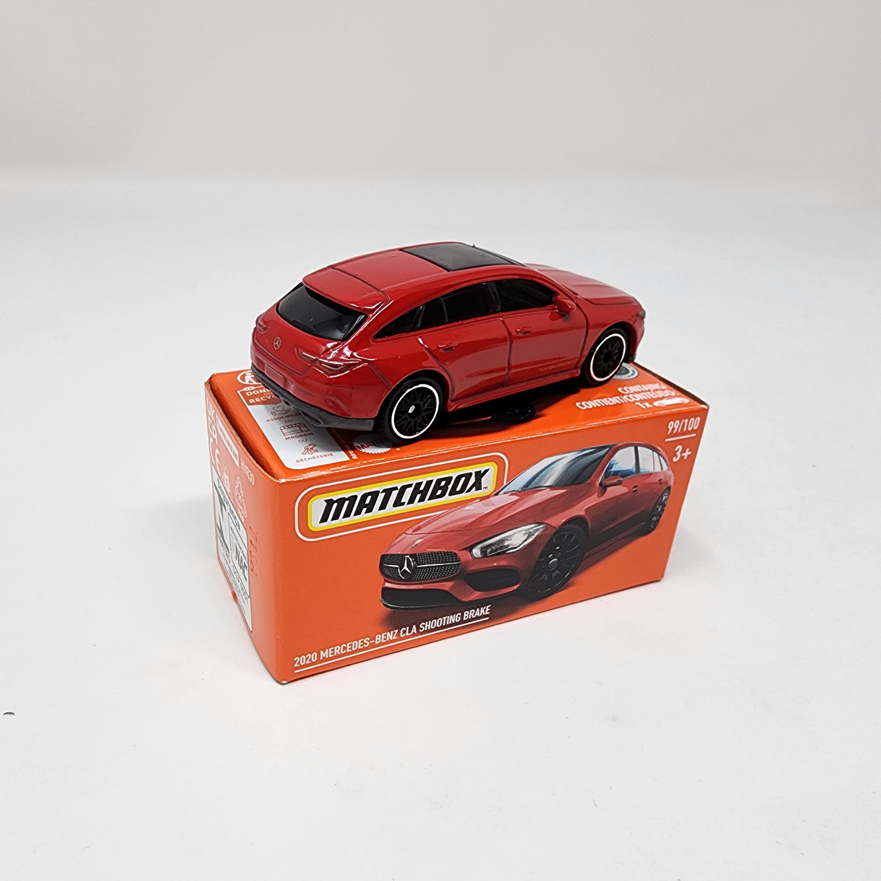 2020 Mercedes-Benz CLA Shoot Brake #99 * RED * 2024 Matchbox Power Grabs Case J、mySite、hgirdovlk