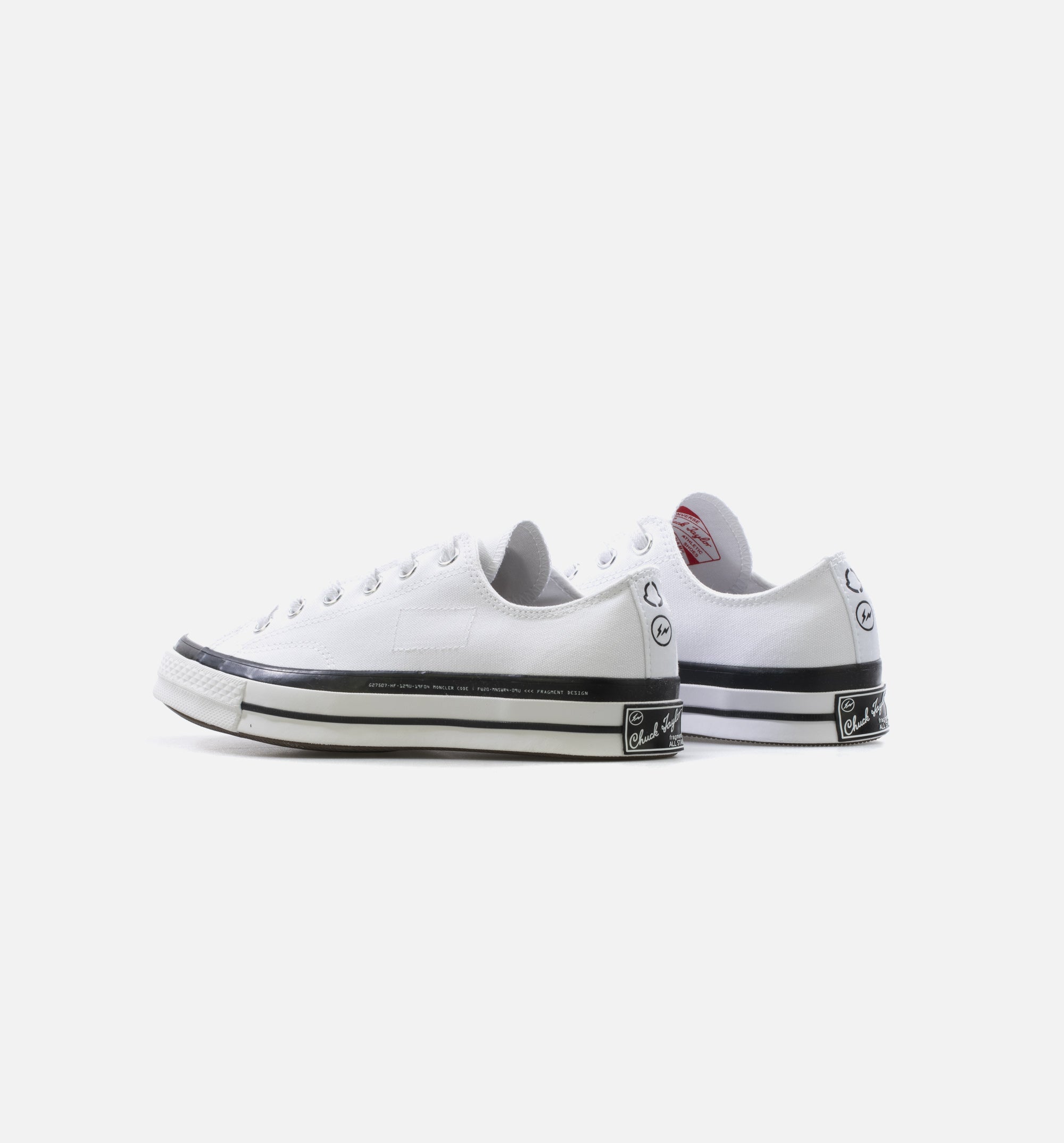 Chuck Taylor 70 X 7 Moncler Fragment Low Mens Lifestyle Shoe - White/Black、mySite、dreamappss