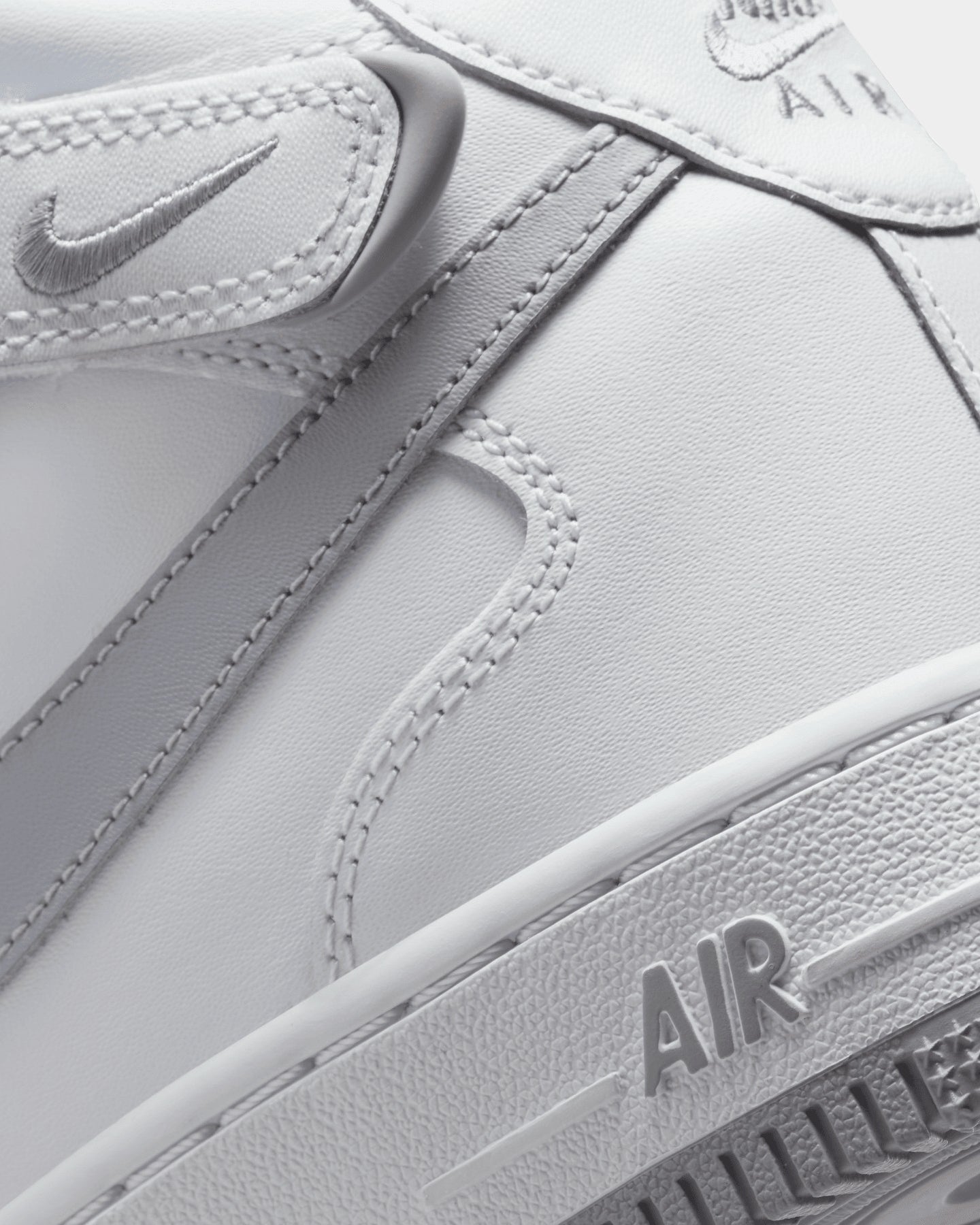 Nike Kids' Air Force 1 Mid LE (GS) White/Wolf Grey、mySite、zt4zffjzw