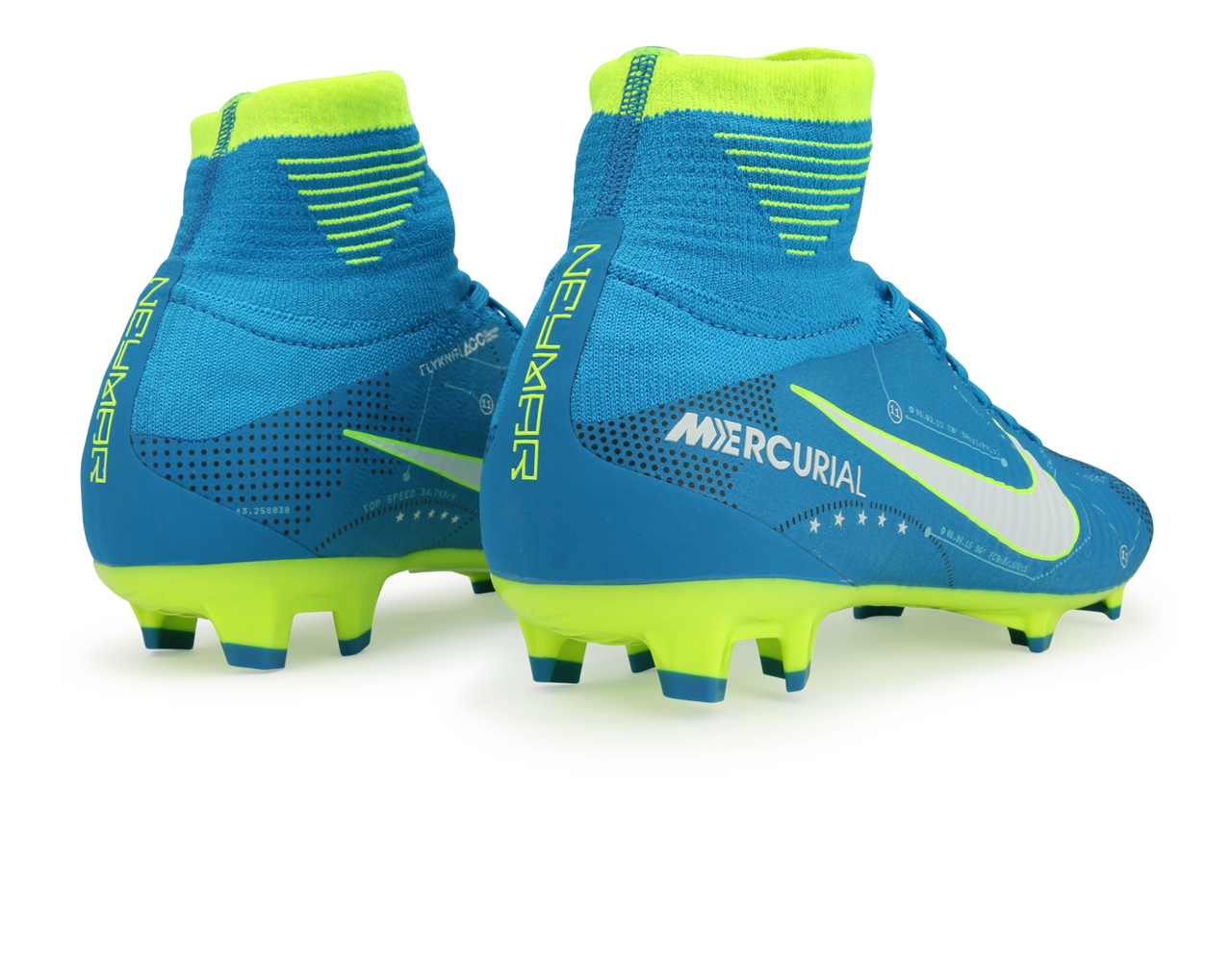 Nike Kids Mercurial Superfly DF Neymar Jr FG Blue Orbit/White、mySite、noshort