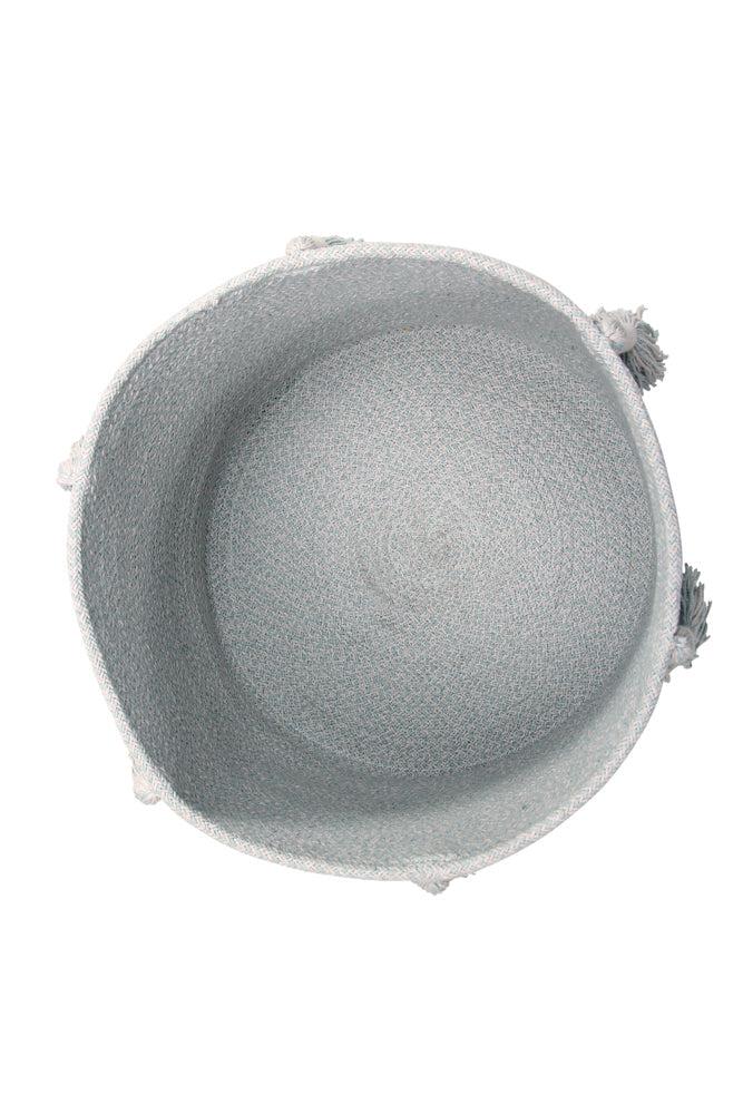 STORAGE BASKET FRINGES WOODY BLUE、mySite、gigharbornorthrealestate