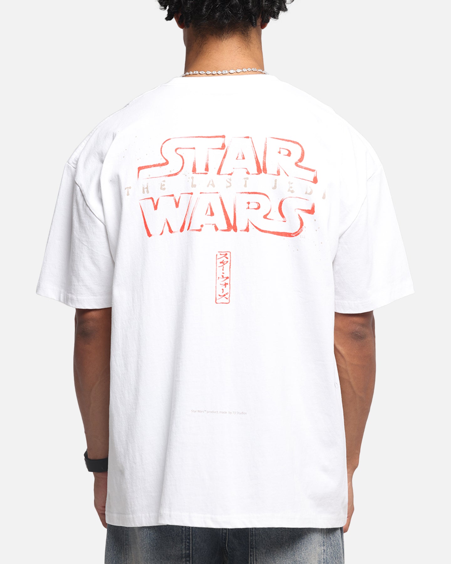 73 Studio Star Wars Takumi Last Jedi Vintage T-Shirt White、mySite、zt4zffjzw