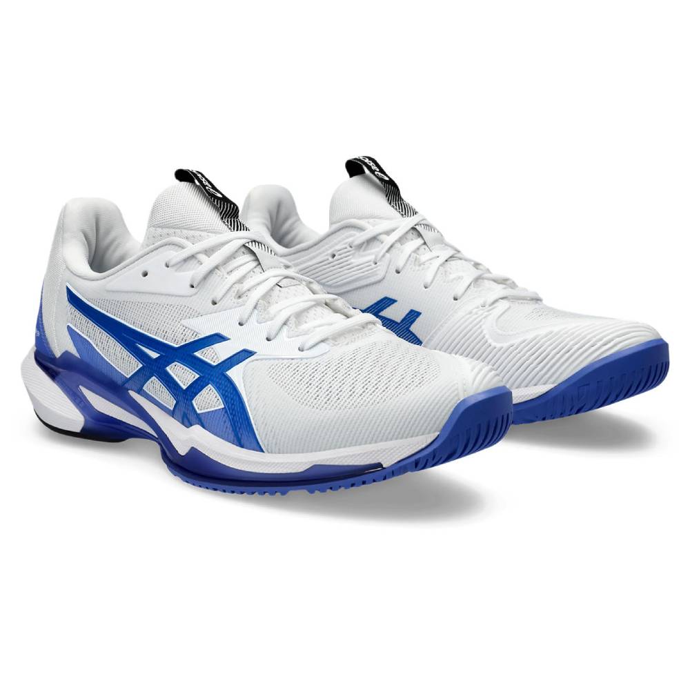Asics Solution Speed FF 3 Men's Tennis Shoe (White/Tuna Blue)