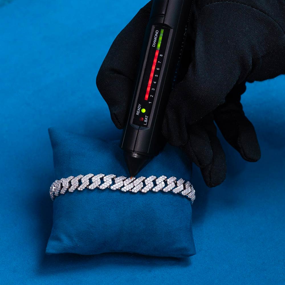 10MM Moissanite Cuban Link Bracelet 14K Gold、mySite、hinf8tx79