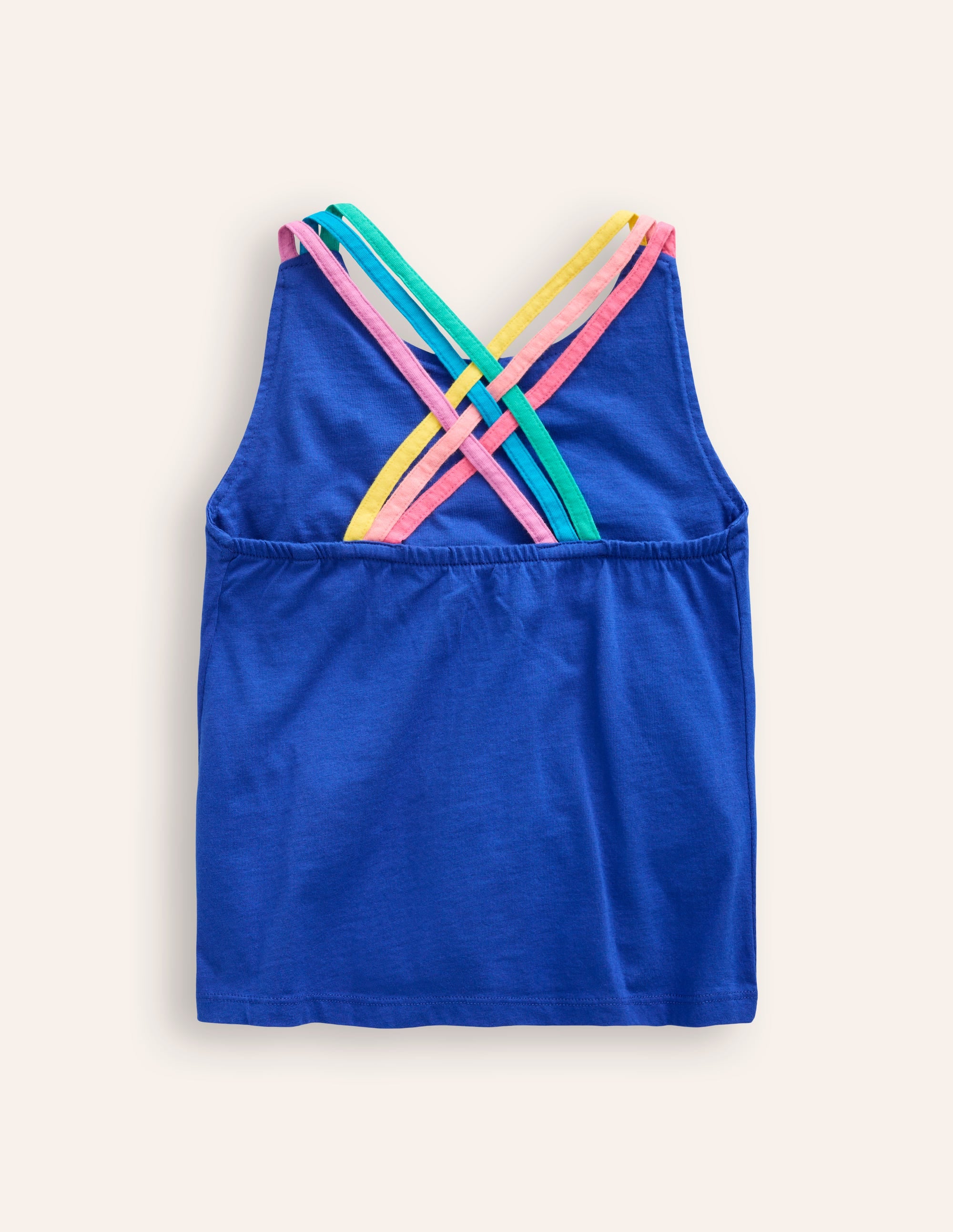 Rainbow Cross-Back Vest-Sapphire Blue、mySite、ashleygrahame