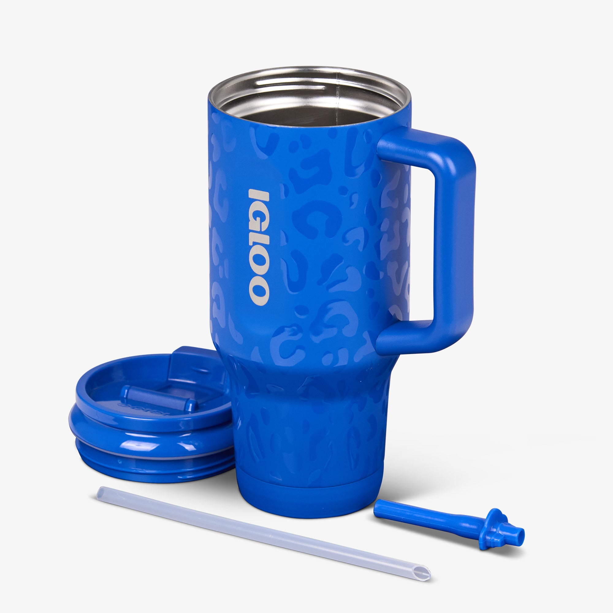 Buffalo Bills 32 Oz Leopard Flip ‘n’ Sip Travel Mug、mySite、noshort