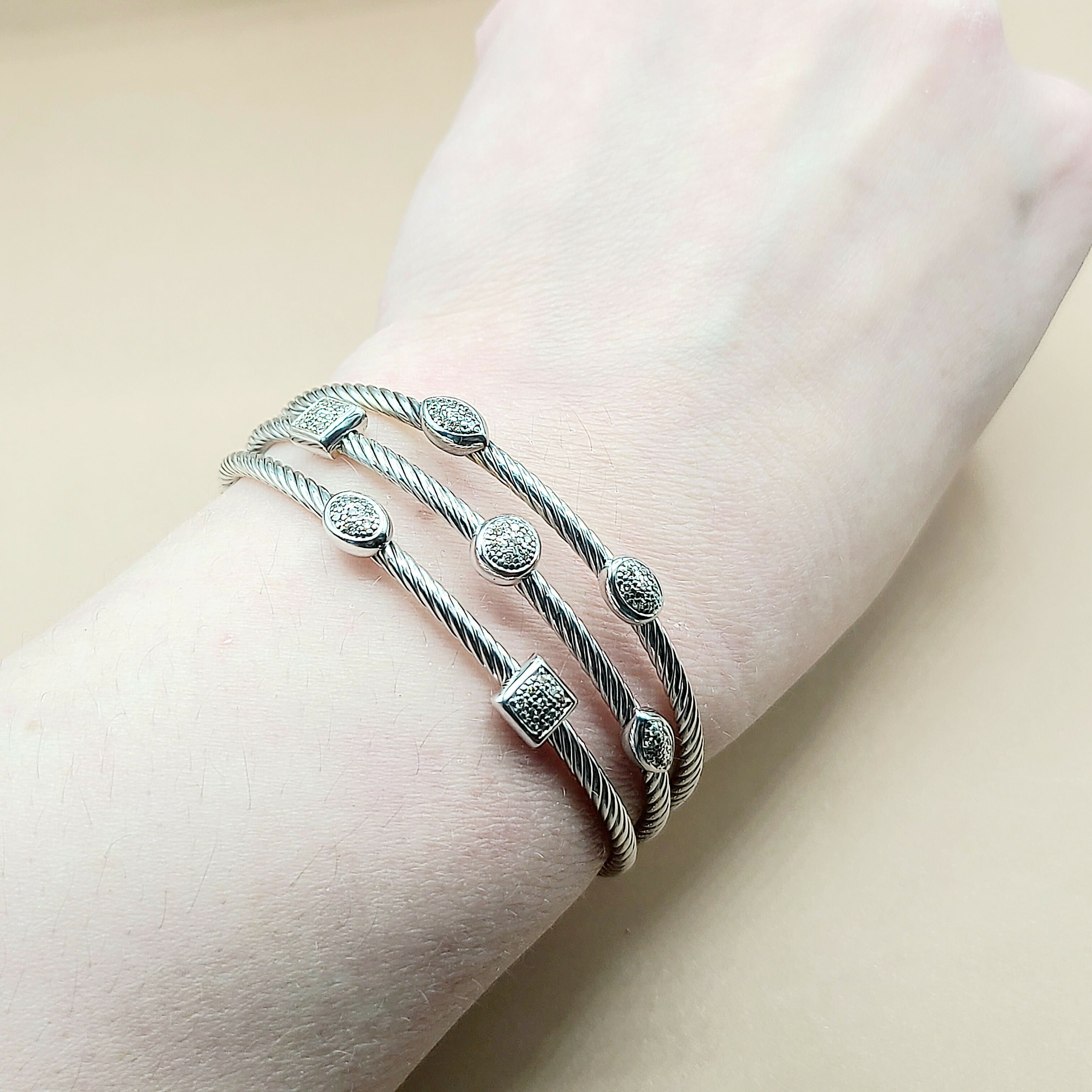 David Yurman Confetti Diamond Bracelet Three Row、mySite、hinf8tx79