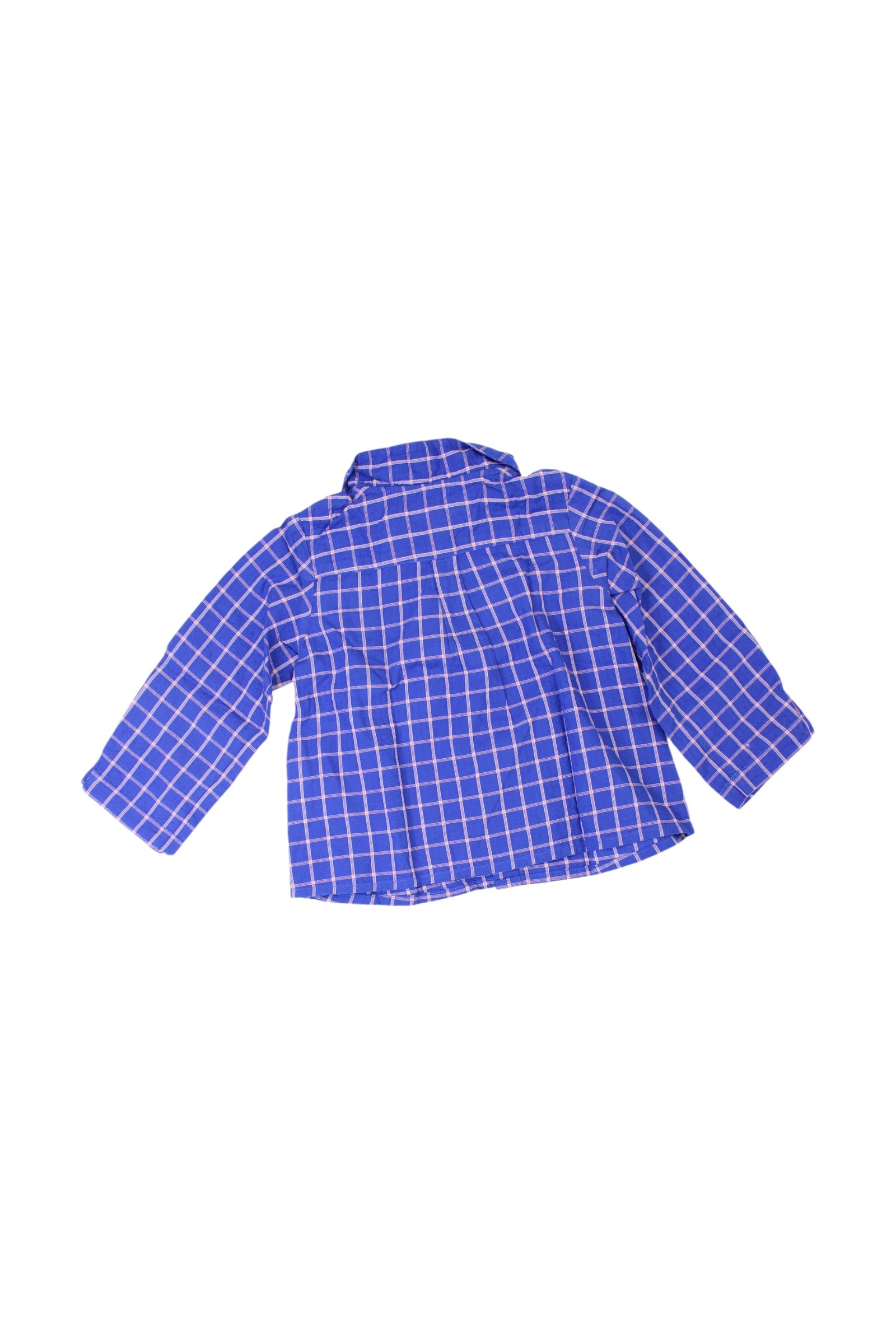 Bonpoint Long Sleeve Checkered Shirt 2T、mySite、g9winljtr