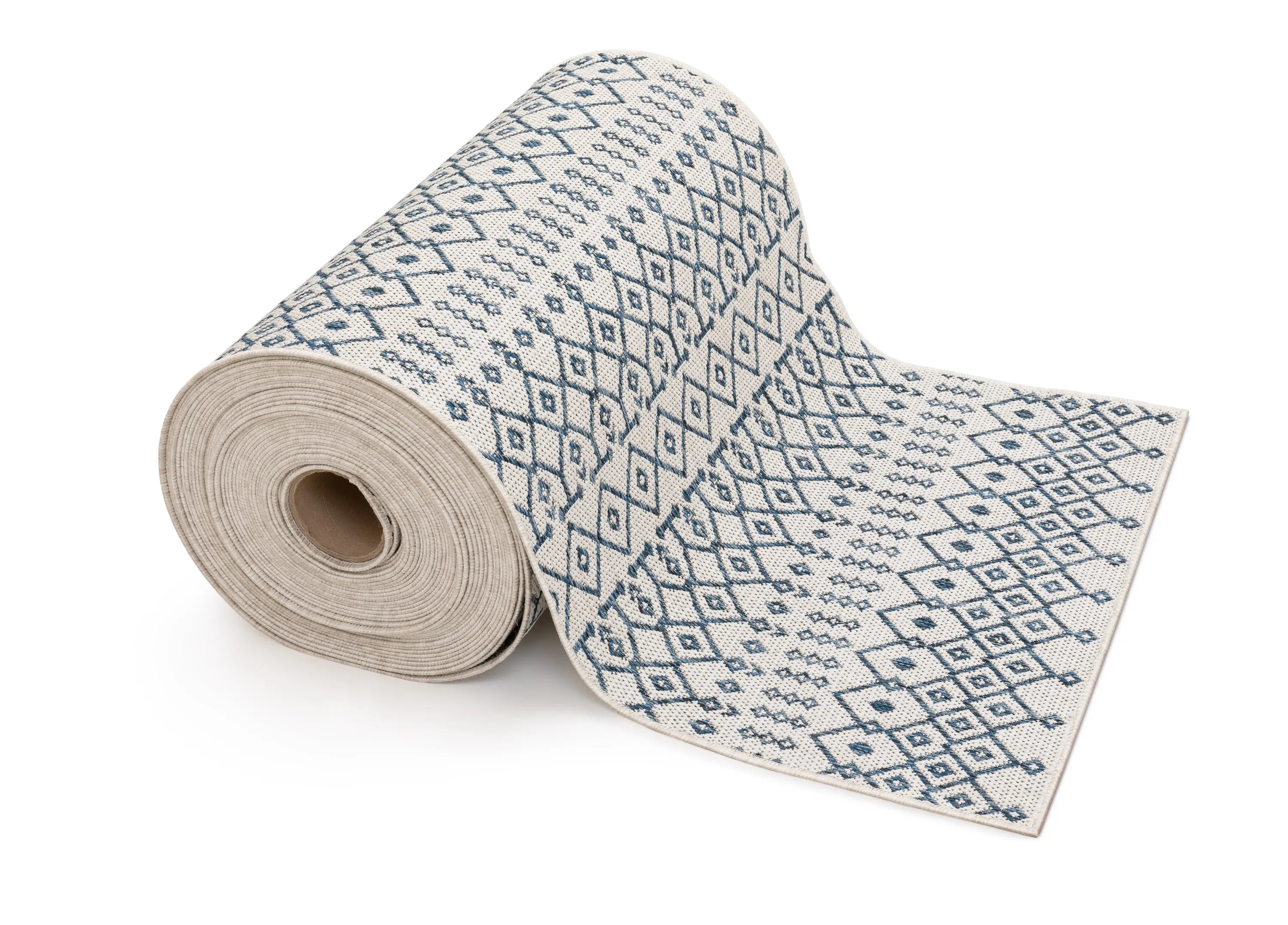 Custom Size Runner Nord Nordic Lattice Pattern Light Blue 31 Inches Width x Choose Your Length Hallway Indoor/Outdoor Runner Rug、mySite、gigharbornorthrealestate