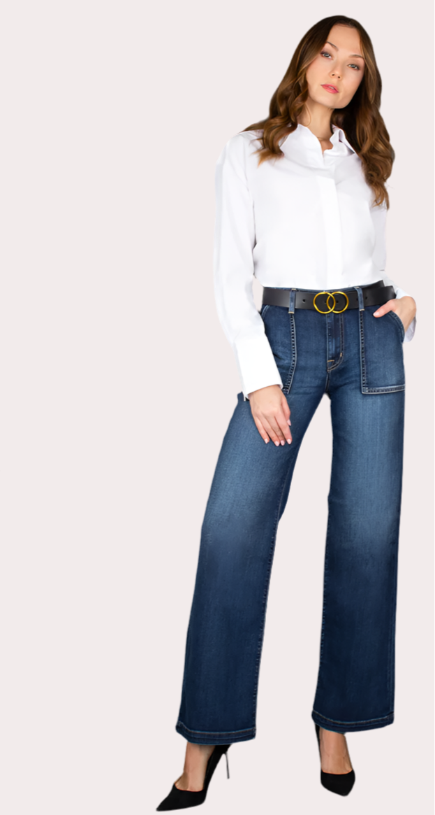 Fidelity Joni Sole Blue Jean - Final Sale、mySite、noshort